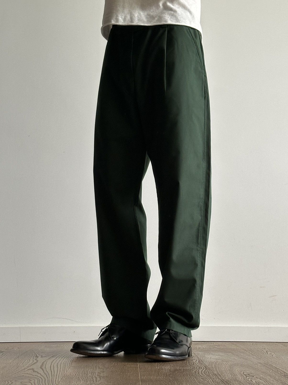 Prada Prada by Raf Simons Wide Logo Pants Size US 34 / EU 50 - 2 Thumbnail