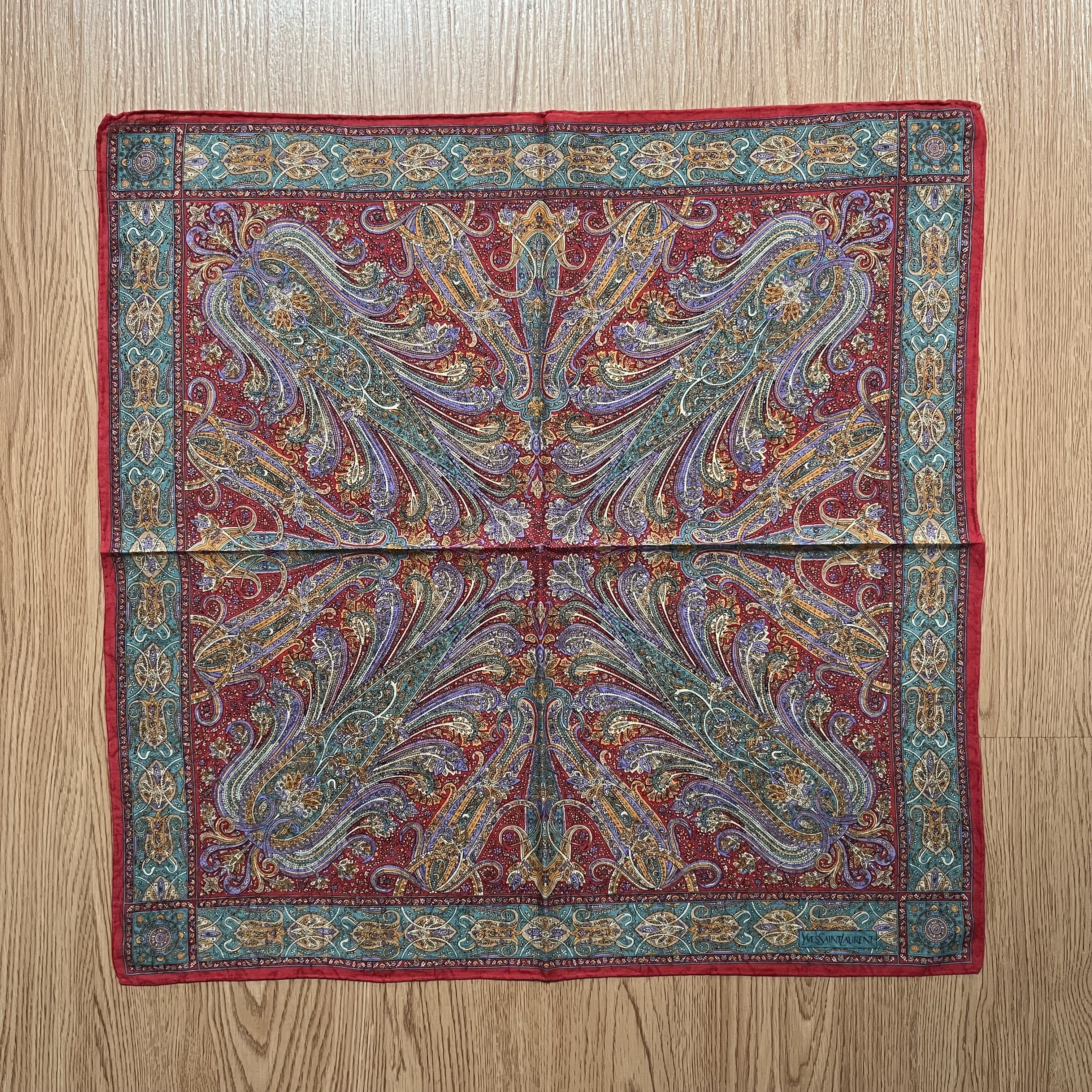 Yves Saint Laurent Vintage Yves Saint Laurent Handkerchief Size ONE SIZE - 1 Thumbnail
