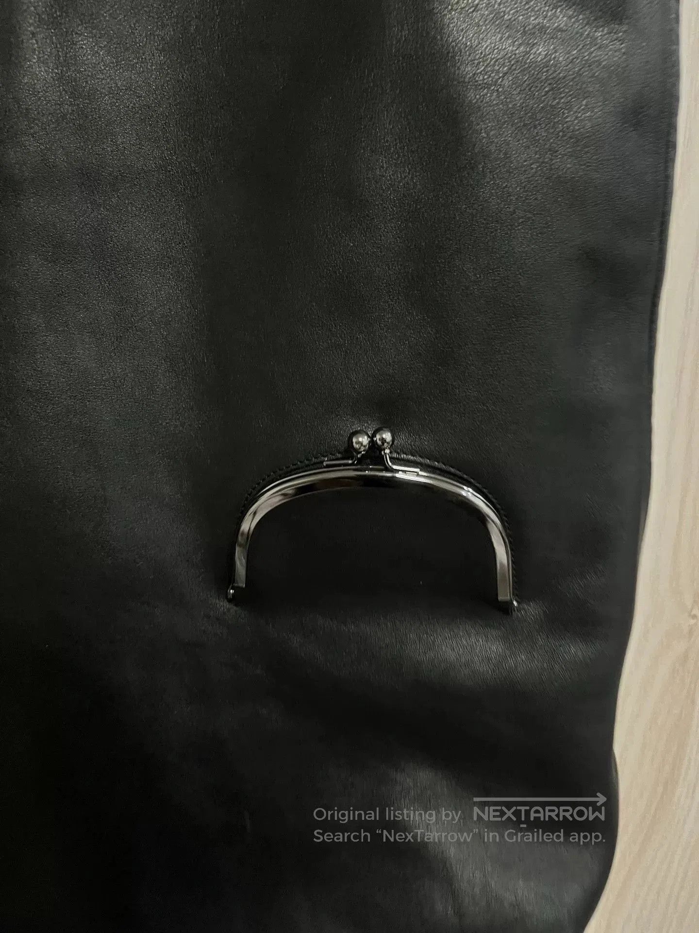 Yohji Yamamoto Yohji Yamamoto Black Leather Crossbody Bag. Size ONE SIZE - 2 Thumbnail