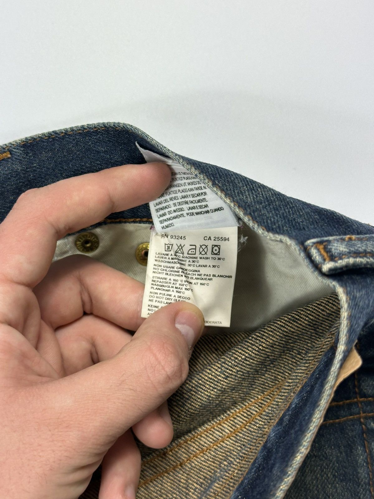 Diesel Diesel Dark Faded Denim Jeans 28 Size Made In Italy Size US 28 / EU 44 - 14 Thumbnail
