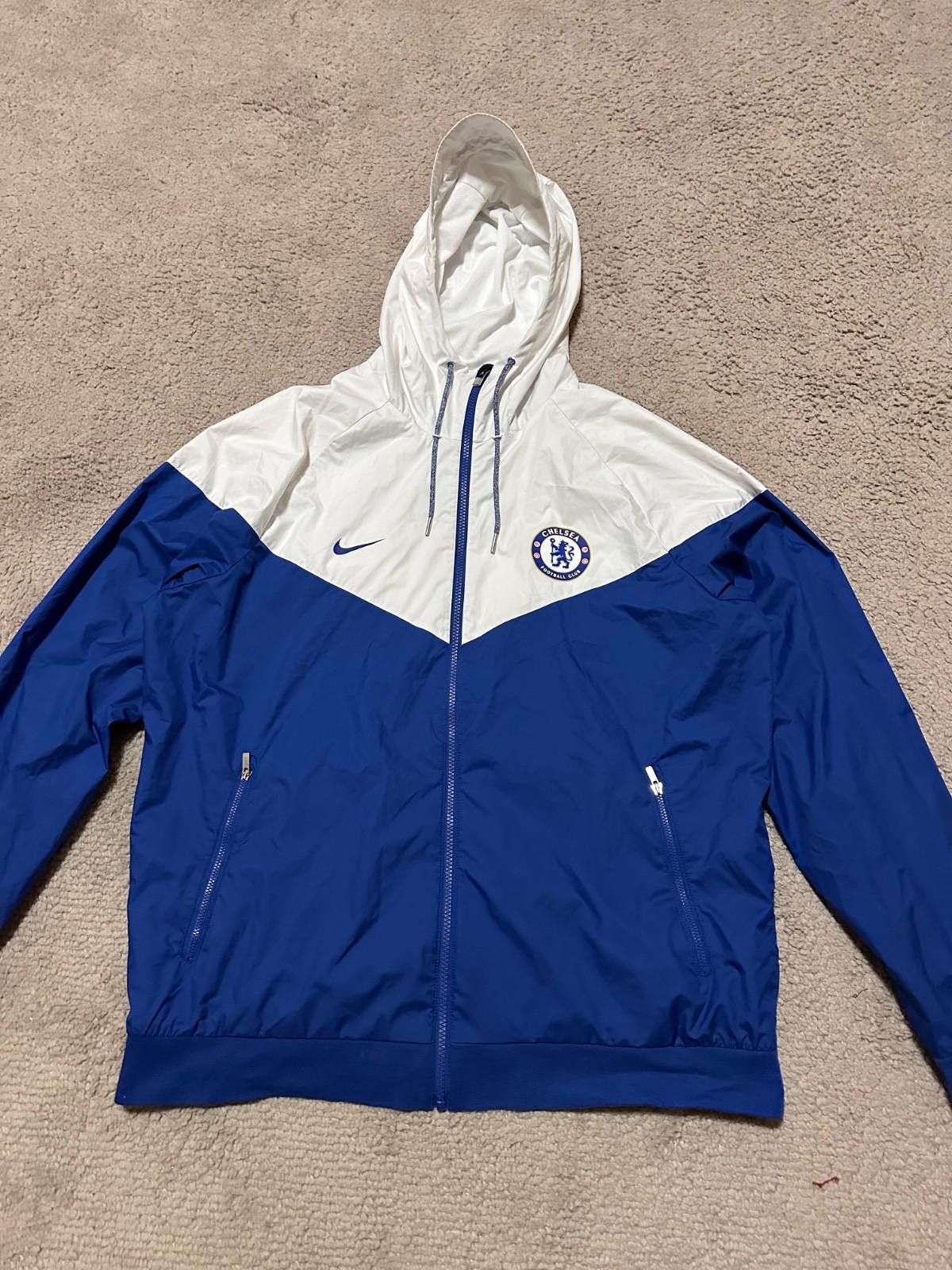 Nike Nike Chelsea Windrunner Football Soccer Jacket Sz XL Size US XL / EU 56 / 4 - 3 Thumbnail
