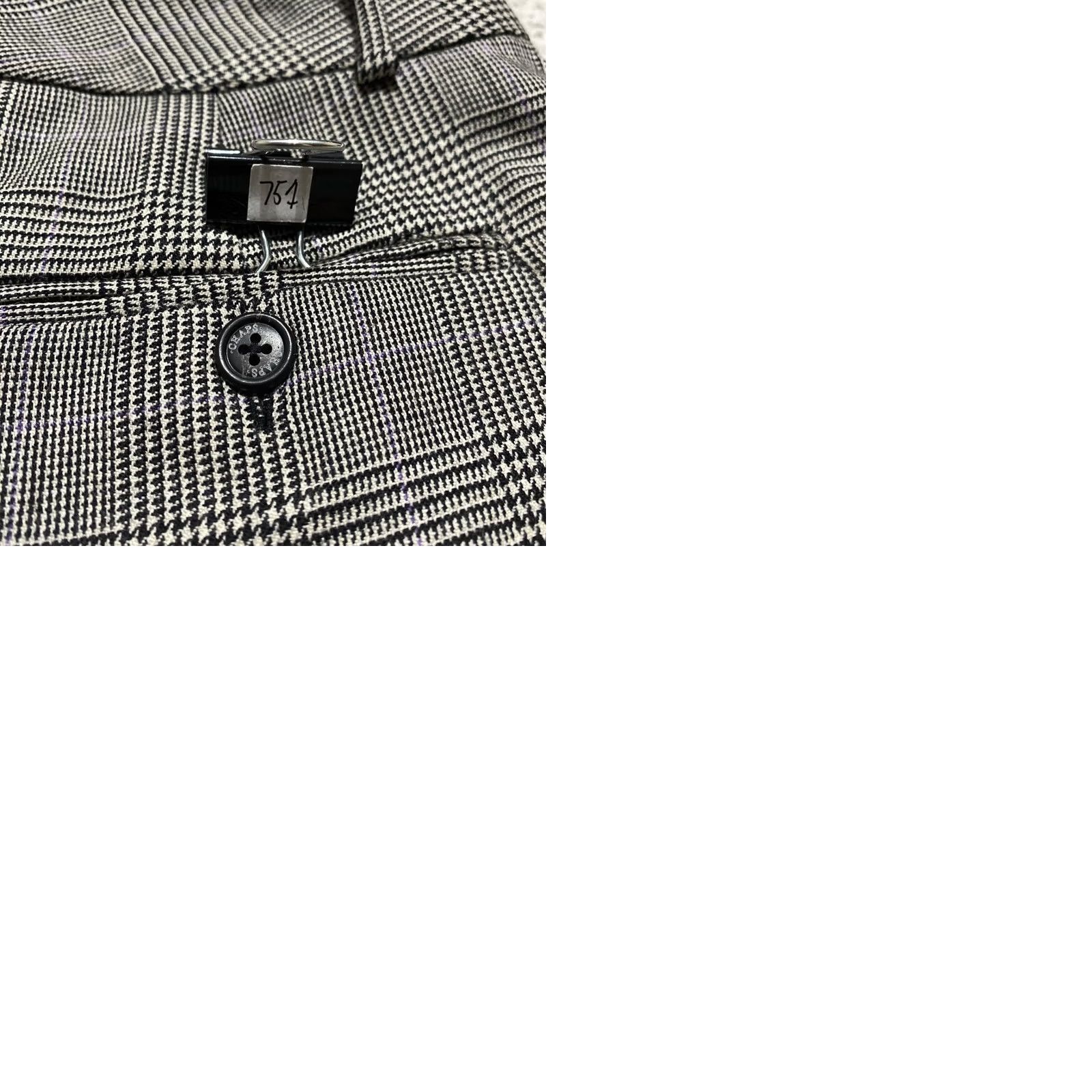 Chaps Chaps Gray Plaid Dress Pants Wide-Leg NWT Women'sSize 4 Office Wool Lined Pockets B J Sz? Size 27" / US 4 / IT 40 - 9 Thumbnail