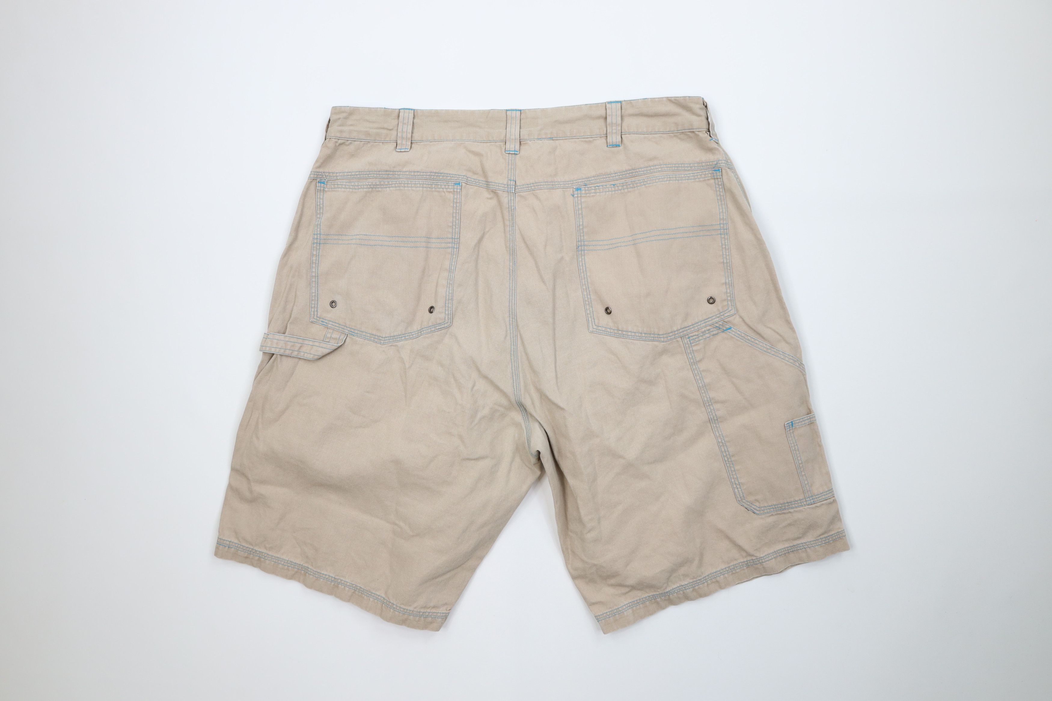 Vintage Vintage 90s Y2K Streetwear Pocket Skateboard Cargo Shorts Size US 36 / EU 52 - 7 Thumbnail