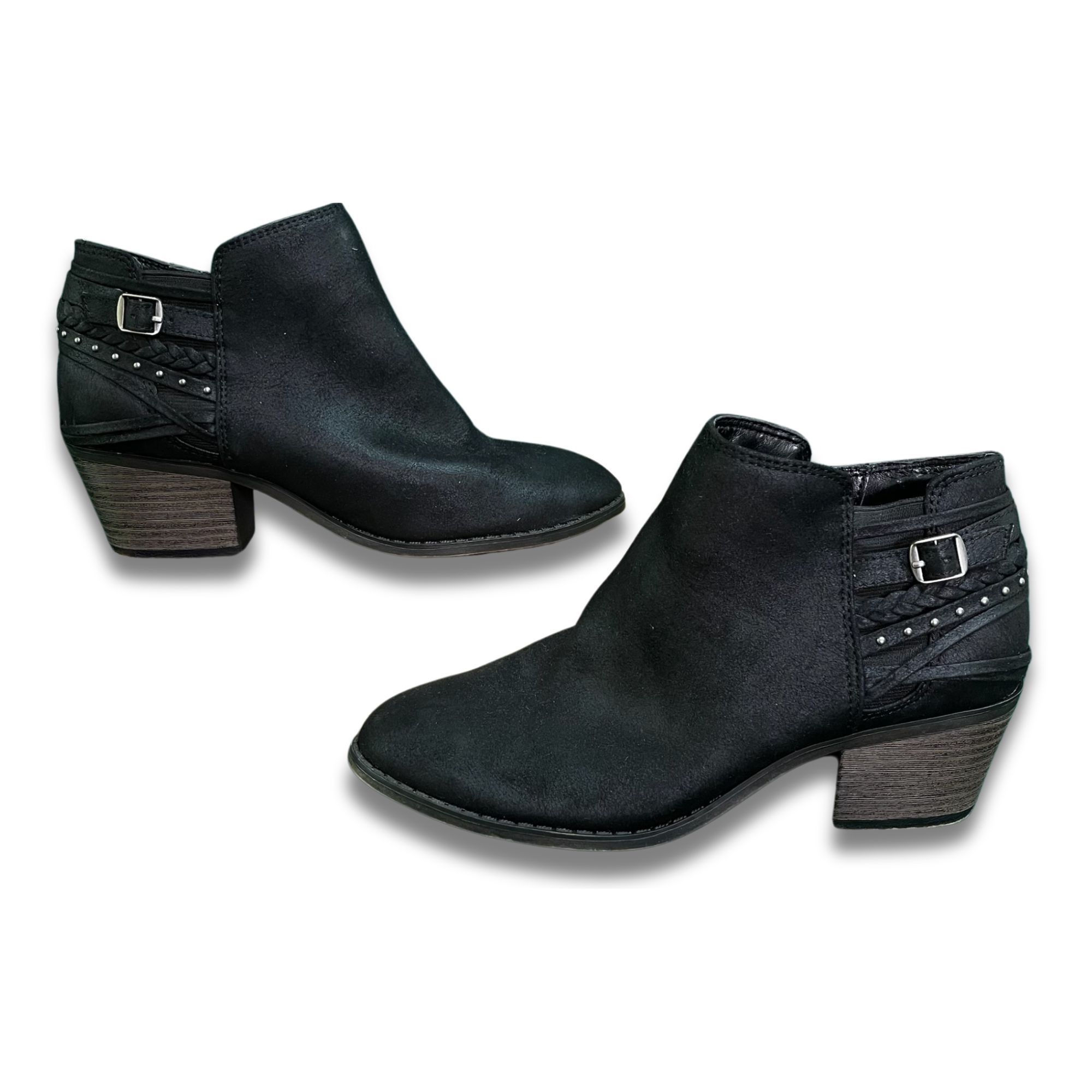 Other Fergalicious By Fergie Womens Black Ankle Boots Size 6.5 Fau Size US 6.5 / IT 36.5 - 3 Thumbnail