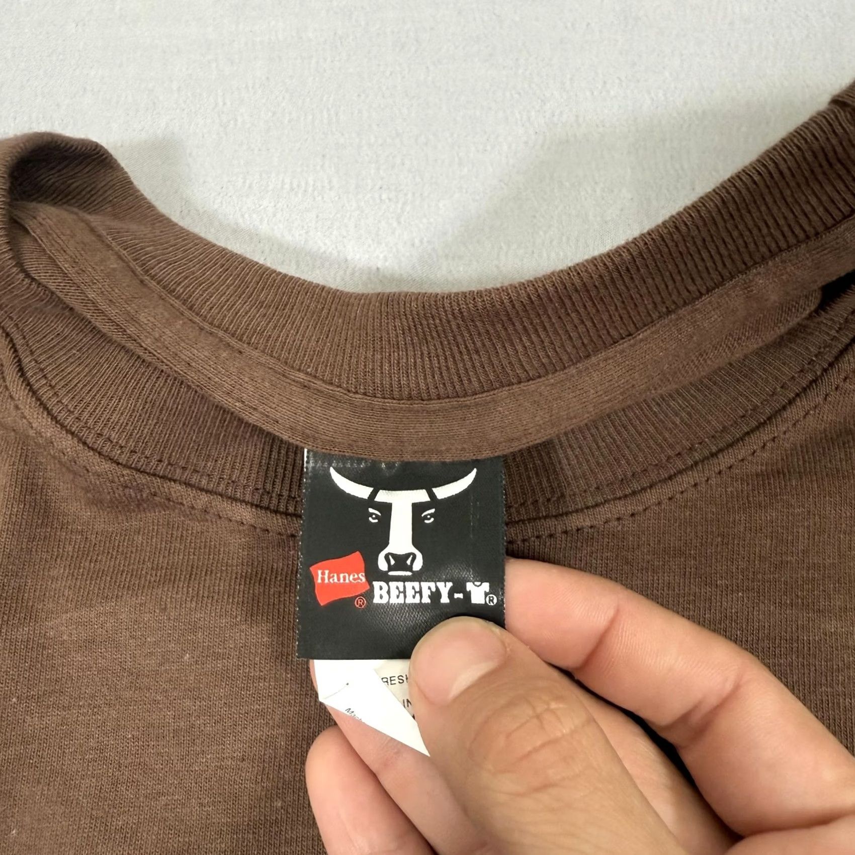 Hanes VINTAGE Linux Shirt Mens 2XL Brown Computer Tech Promo Tee Penguin Y2K Size US XXL / EU 58 / 5 - 7 Thumbnail