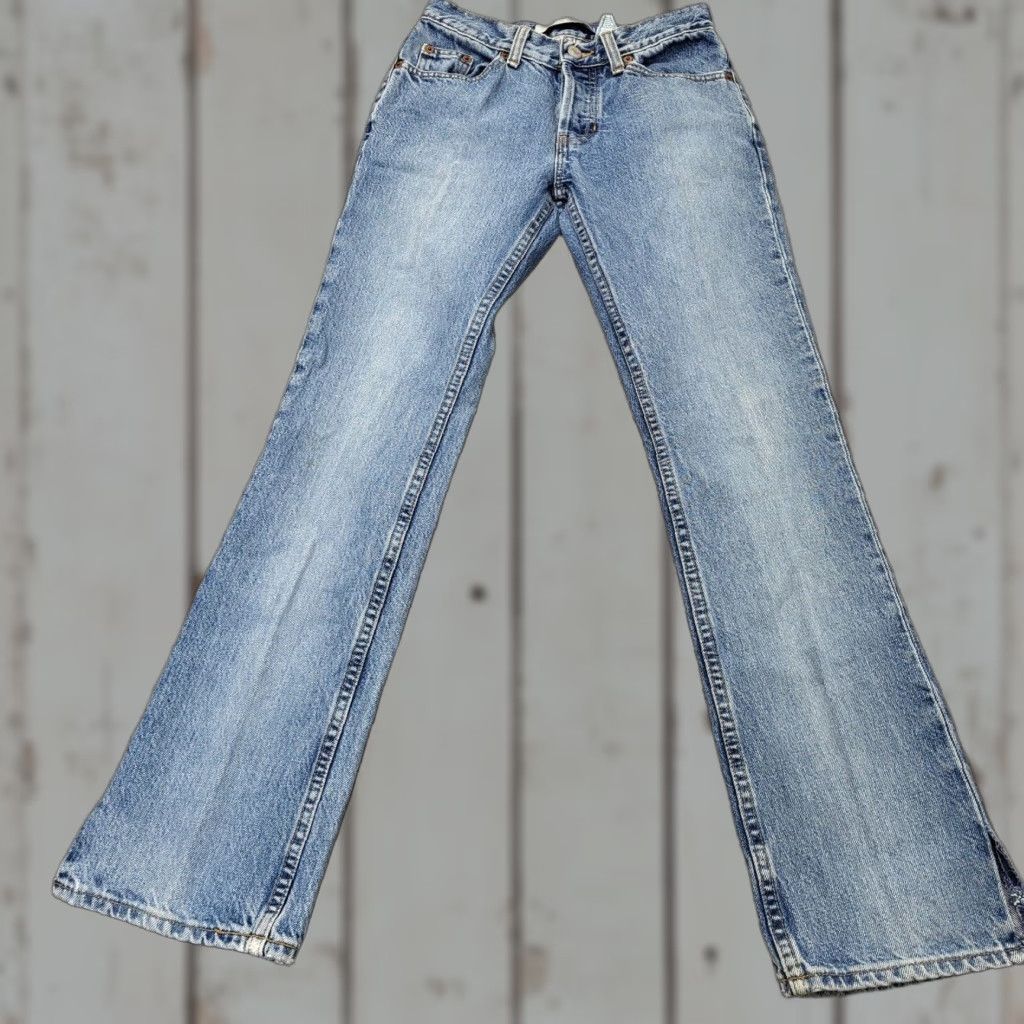 Gap GAP Jeans Women's Size 1 Regular Button Fly Boot Cut Blue Denim 5-Pocket USA 90s Style Boots Cut Regular Girls? Size 25" / US 0 / IT 36 - 1 Thumbnail