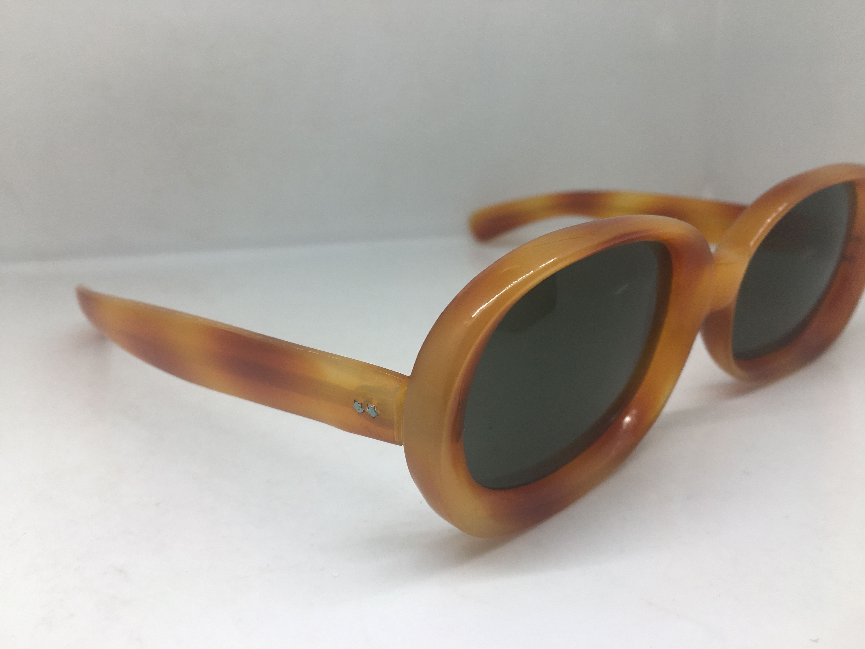 Vintage Vintage 70s Handmade Acetate Sunglasses Frame Italy Size ONE SIZE - 2 Thumbnail