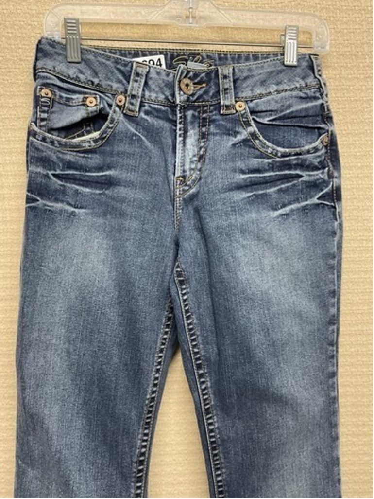 Silver Jeans Co. Silver Jeans Suki Grunge Surplus Bootcut Jeans Women 28x32 Size 28" / US 6 / IT 42 - 6 Thumbnail