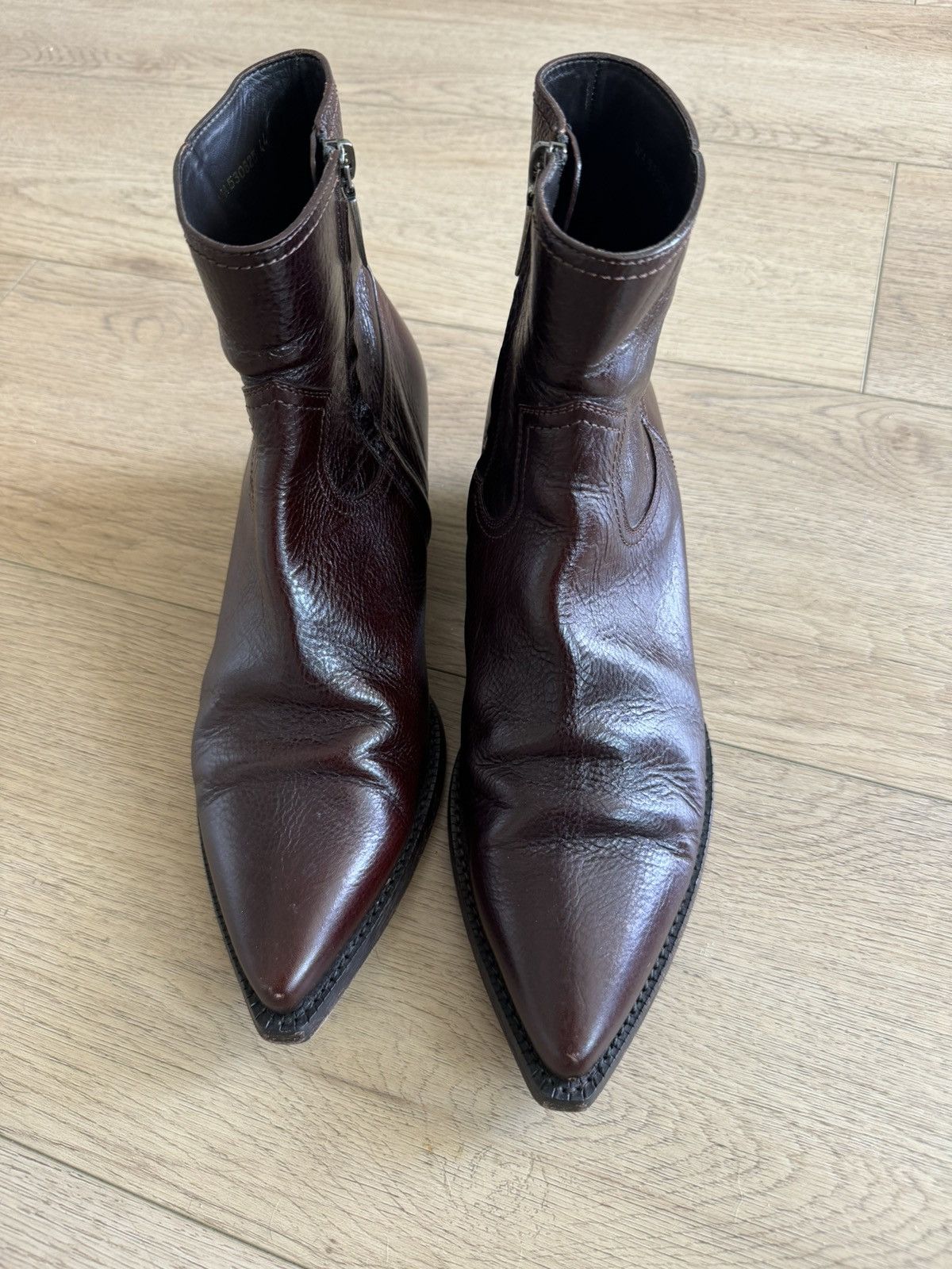 Saint Laurent Paris Leather Lukas boot Size US 11 / EU 44 - 6 Thumbnail