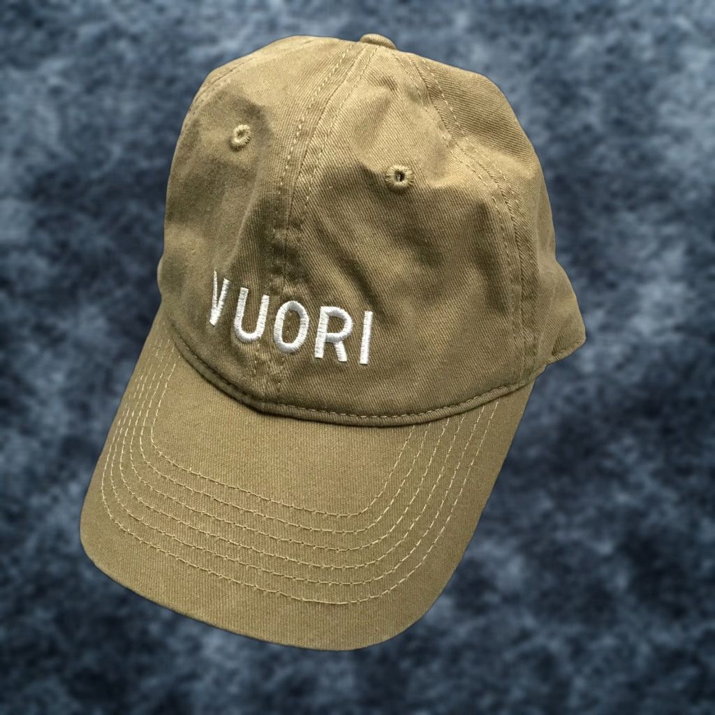 Vuori Vuori Hat Adult Brown Adjustable Dad Cap Cotton Baseball Cap Mens One Size Tan Beige Pattern Solid Style Baseball Cap Theme Dad Color Brown/ Tan Beige Size ONE SIZE - 1 Thumbnail