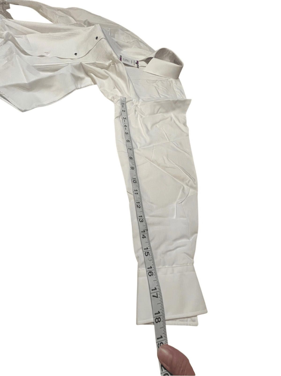 After Six After 6 Womans White Waitress tuxedo blouse Sz 14 NWT Size XL / US 12-14 / IT 48-50 - 8 Thumbnail