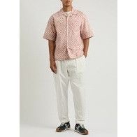 Marni Marni Printed Logo Cotton-poplin Shirt Pink Size US XL / EU 56 / 4 - 10 Thumbnail