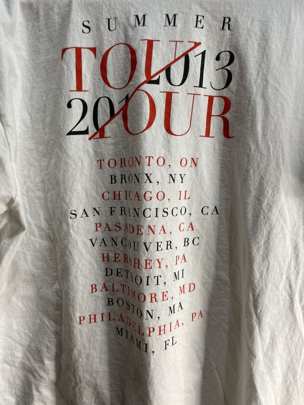 Band Tees × Rap Tees 2013 Justin Timberlake Summer Tour T-shirt. Size US XL / EU 56 / 4 - 4 Thumbnail