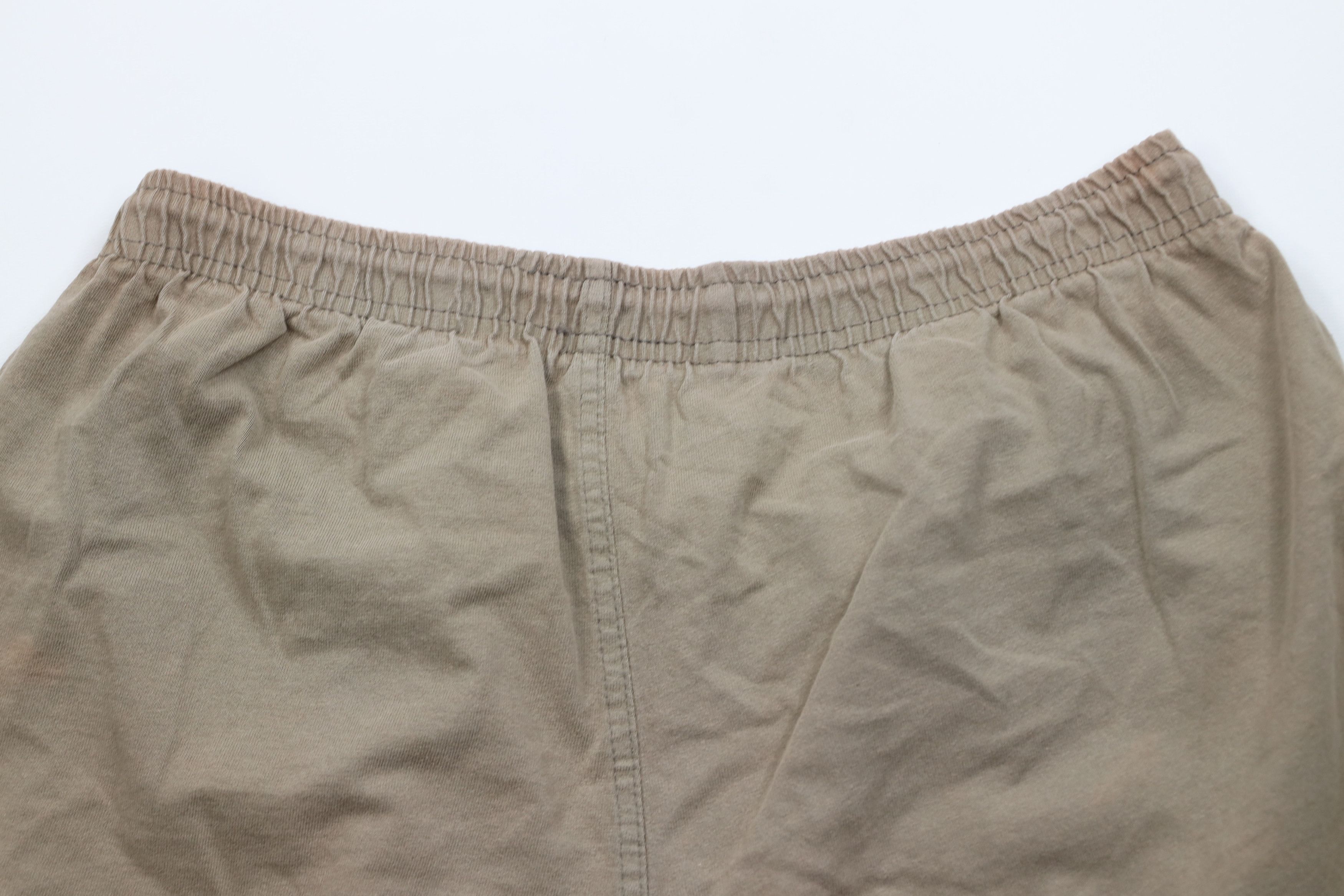 Vintage Vintage Streetwear Blank Above Knee Cotton Shorts Beige Size US 34 / EU 50 - 12 Thumbnail