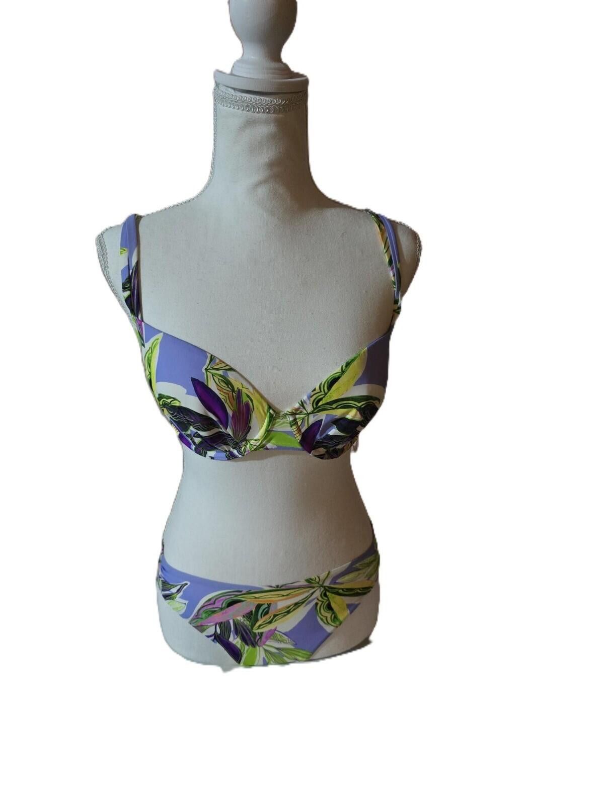 Other Maryan Melhorn 2 Piece Swimwear Purple Bikini NWT Size ONE SIZE - 1 Thumbnail