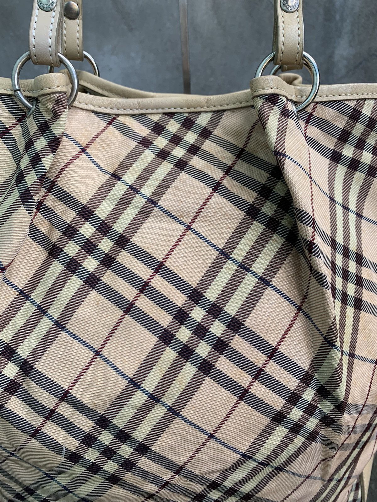 Burberry Blue Label Nova Check Tote Bag Size ONE SIZE - 3 Thumbnail