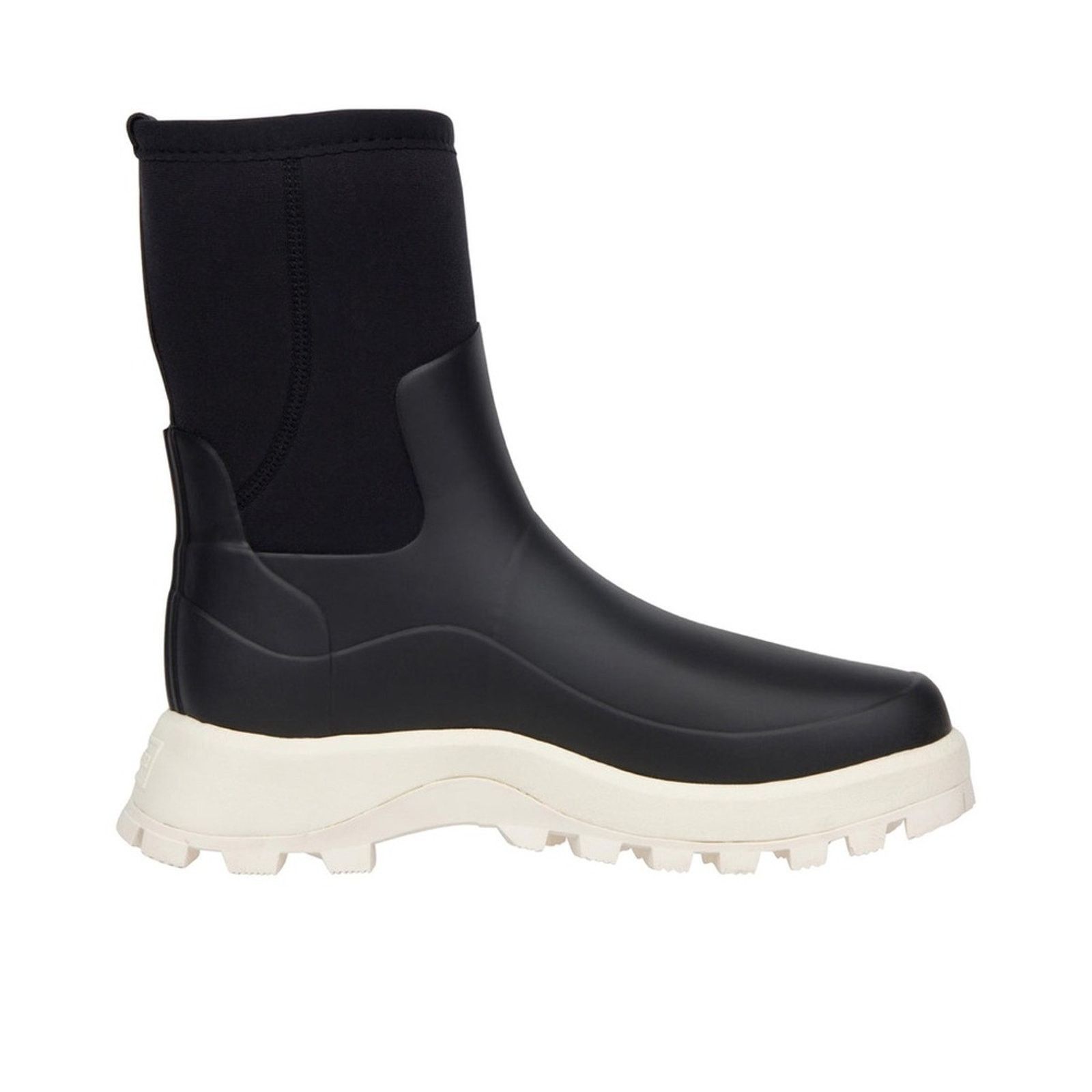 Hunter Hunter Womens City Explorer Short Boot Black Shaded White Size US 5 / IT 35 - 2 Thumbnail
