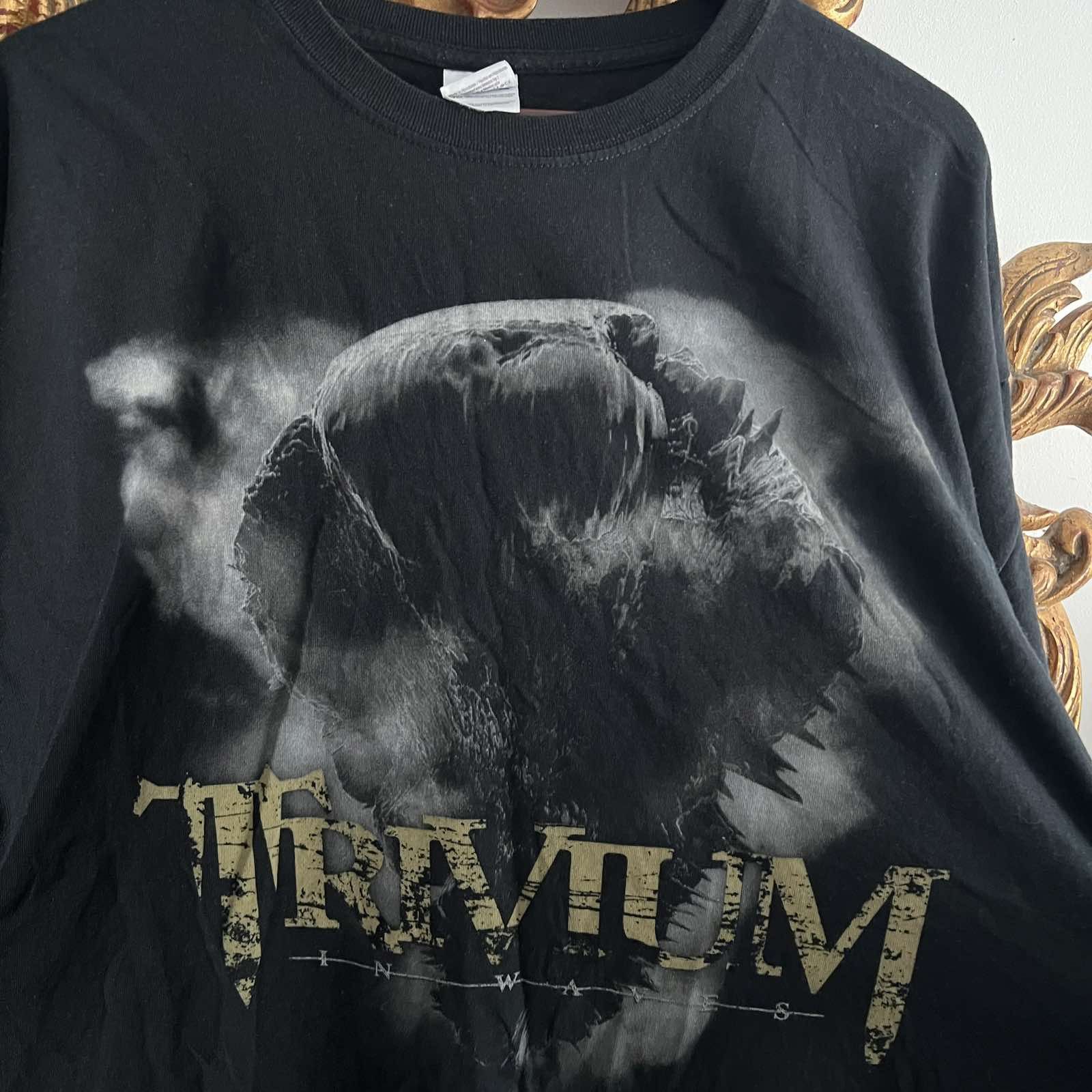 Band Tees Vintage Y2k 00s TRIVIUM Metal Band Tee Rare Sz XXL Size US XXL / EU 58 / 5 - 4 Thumbnail