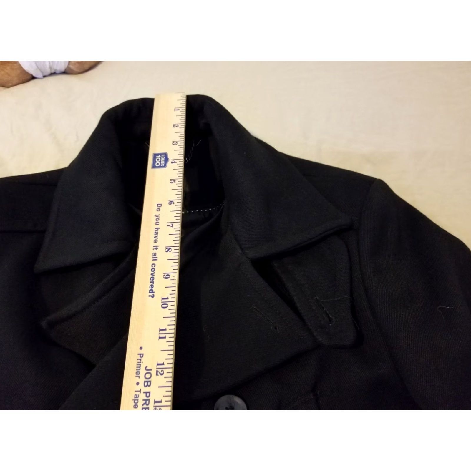 H&M Mens H&M Overcoat Jacket Black 42R Casual Business Formal Size US XS / EU 42 / 0 - 7 Thumbnail