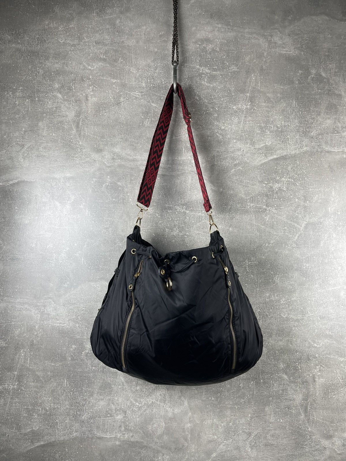 Roberto Cavalli Roberto Cavalli Freedom Y2K Nylon Bag Toucan Zip Pockets Size ONE SIZE - 6 Thumbnail