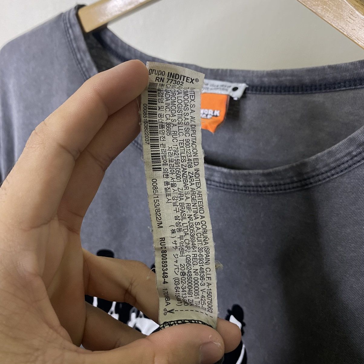 Zara Stanley Kubrick Film Clockwork Orange Grey Stone Washed Tee Size US L / EU 52-54 / 3 - 5 Thumbnail