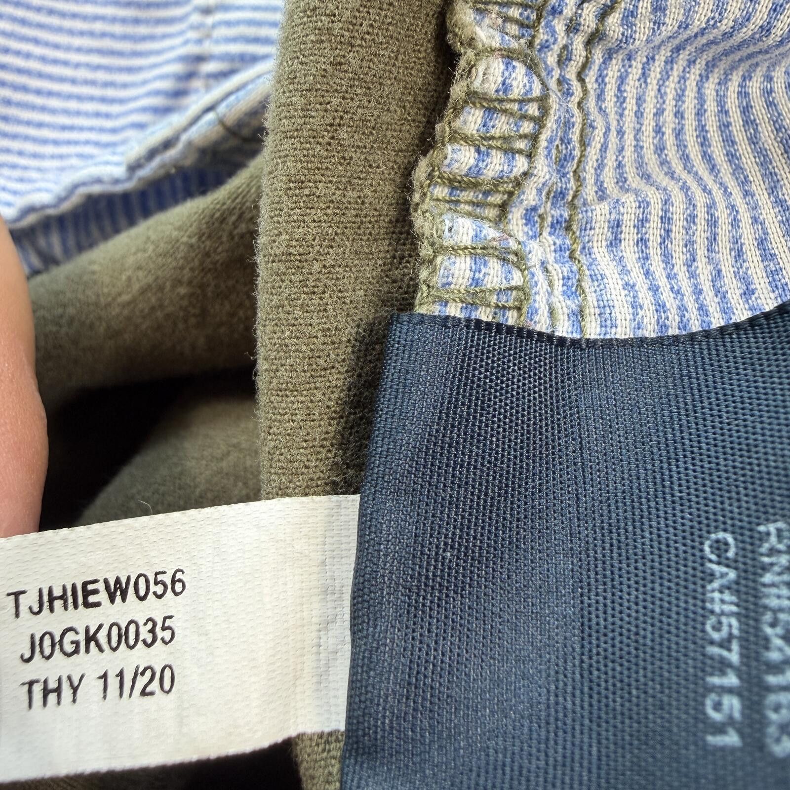 Tommy Hilfiger Women’s Tommy Hilfiger Green Stretch Chino Pants 14 Straight Size 36" / US 14 / IT 50 - 7 Thumbnail