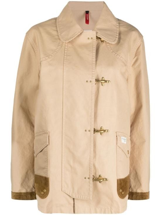 Fay FAY Women Jackets MAW1246411L UC2C008 Beige Size L / US 10 / IT 46 - 1 Thumbnail