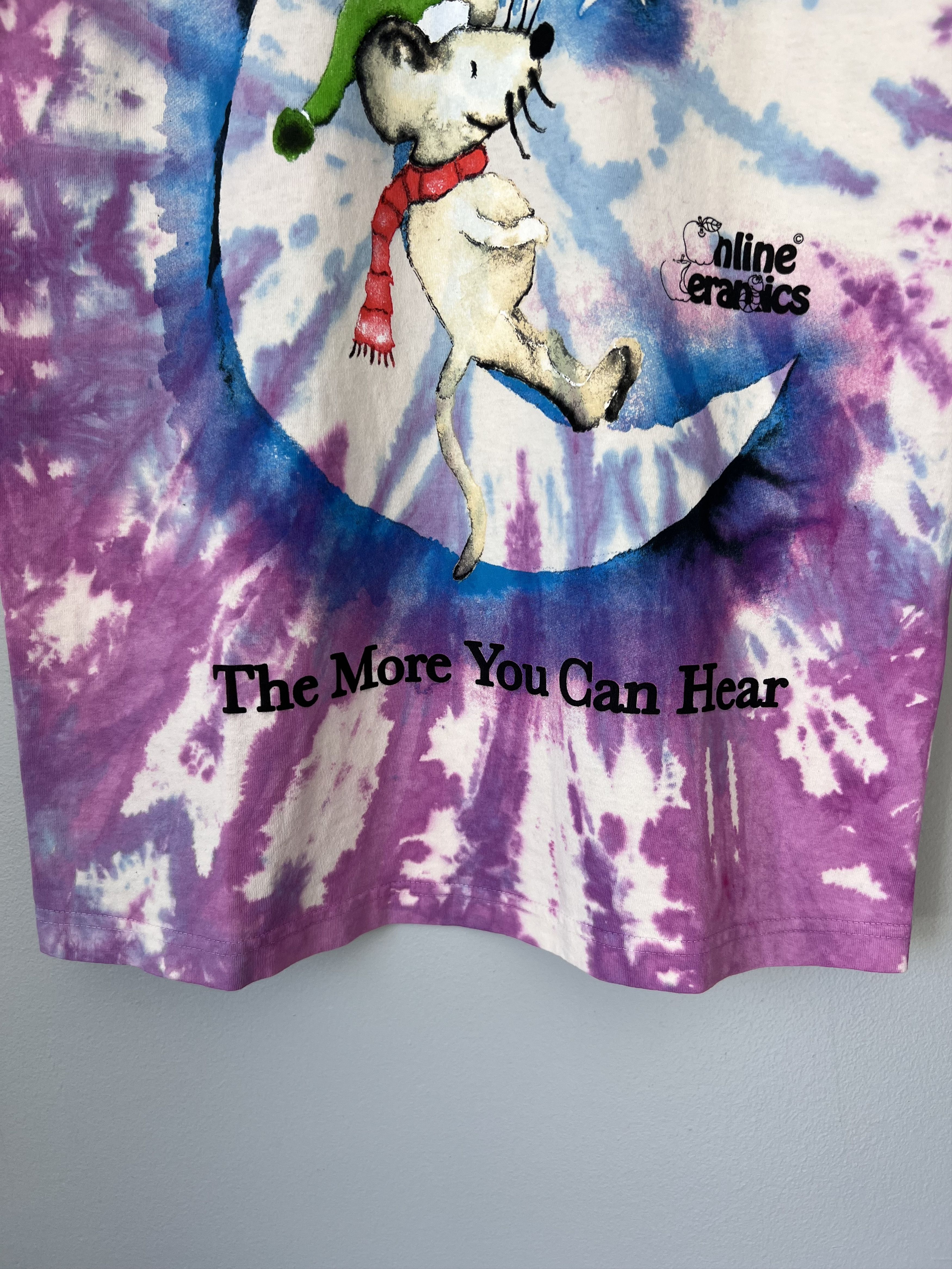 Online Ceramics Online Ceramics Mouse On The Moon Tie Dye Tee Size US S / EU 44-46 / 1 - 3 Thumbnail