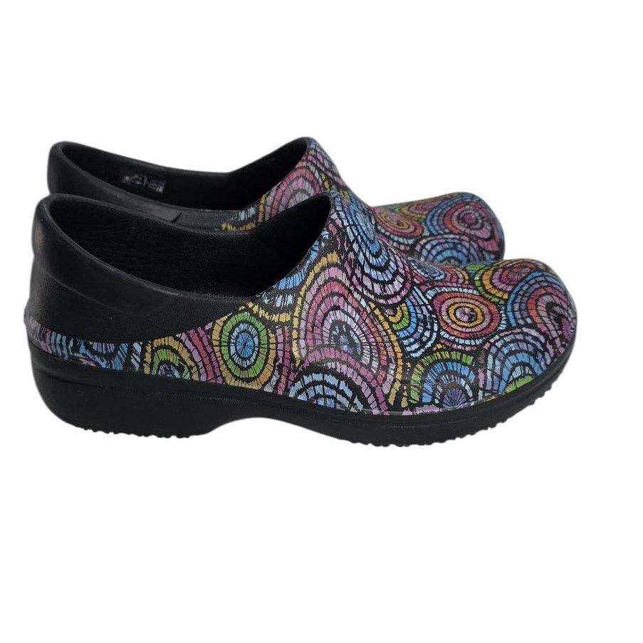 Crocs Crocs Neria Pro II Multi Colored Abstract Slip On Clogs Size US 9 / IT 39 - 1 Thumbnail