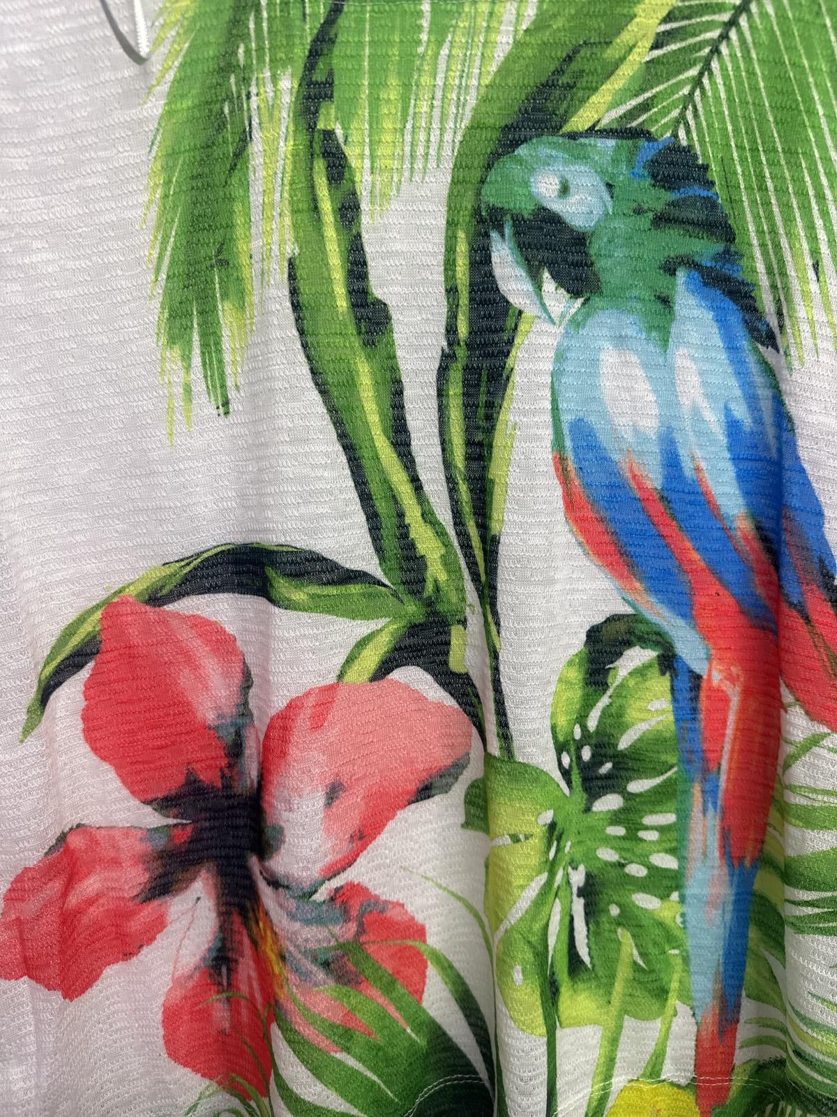Other Ongue Casual PXL Tropical Print Lightweight Top Size XL / US 12-14 / IT 48-50 - 3 Thumbnail