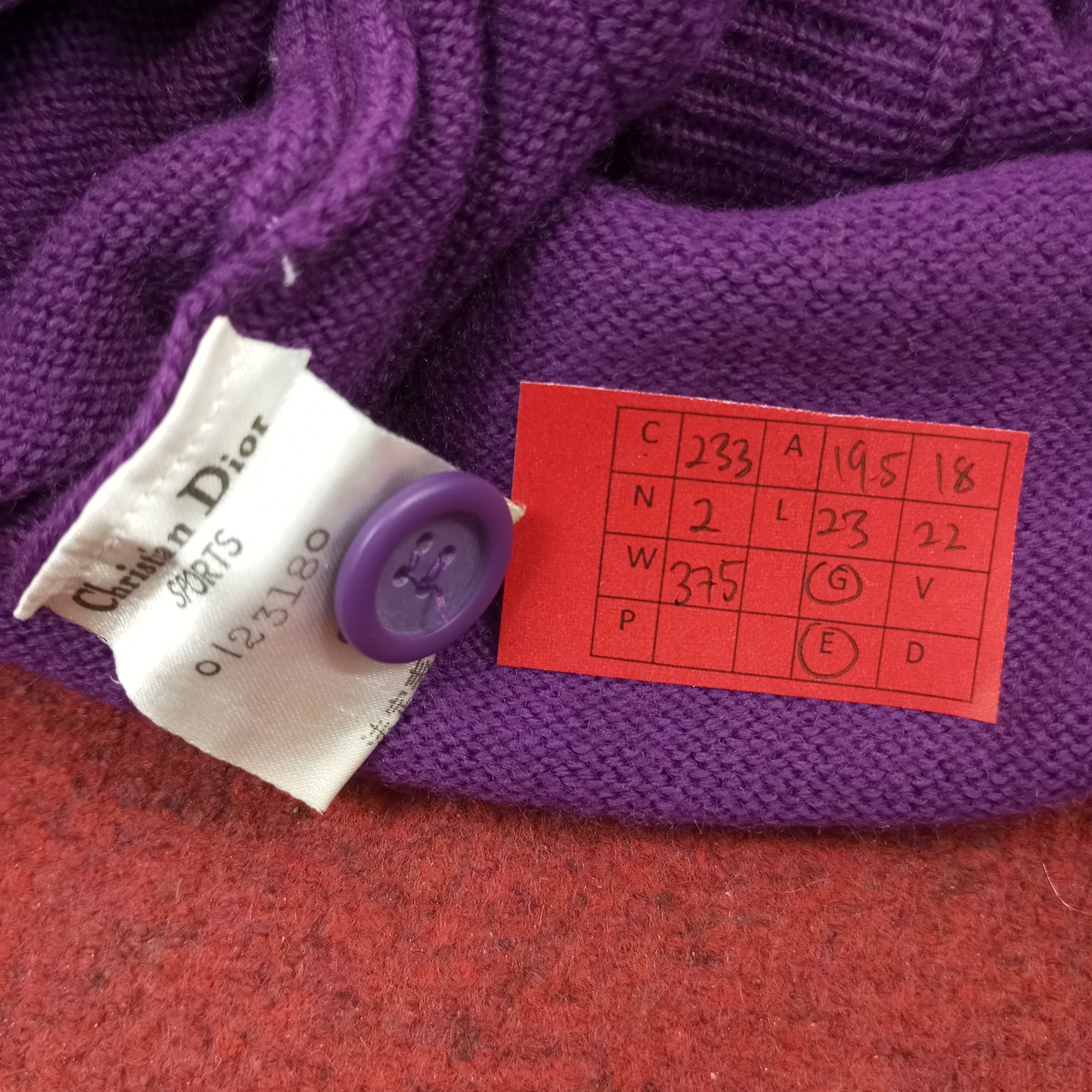 Christian Dior Monsieur Christian Dior Sports Fashion Style Cardigan Sweater c233n2 Size US S / EU 44-46 / 1 - 6 Thumbnail
