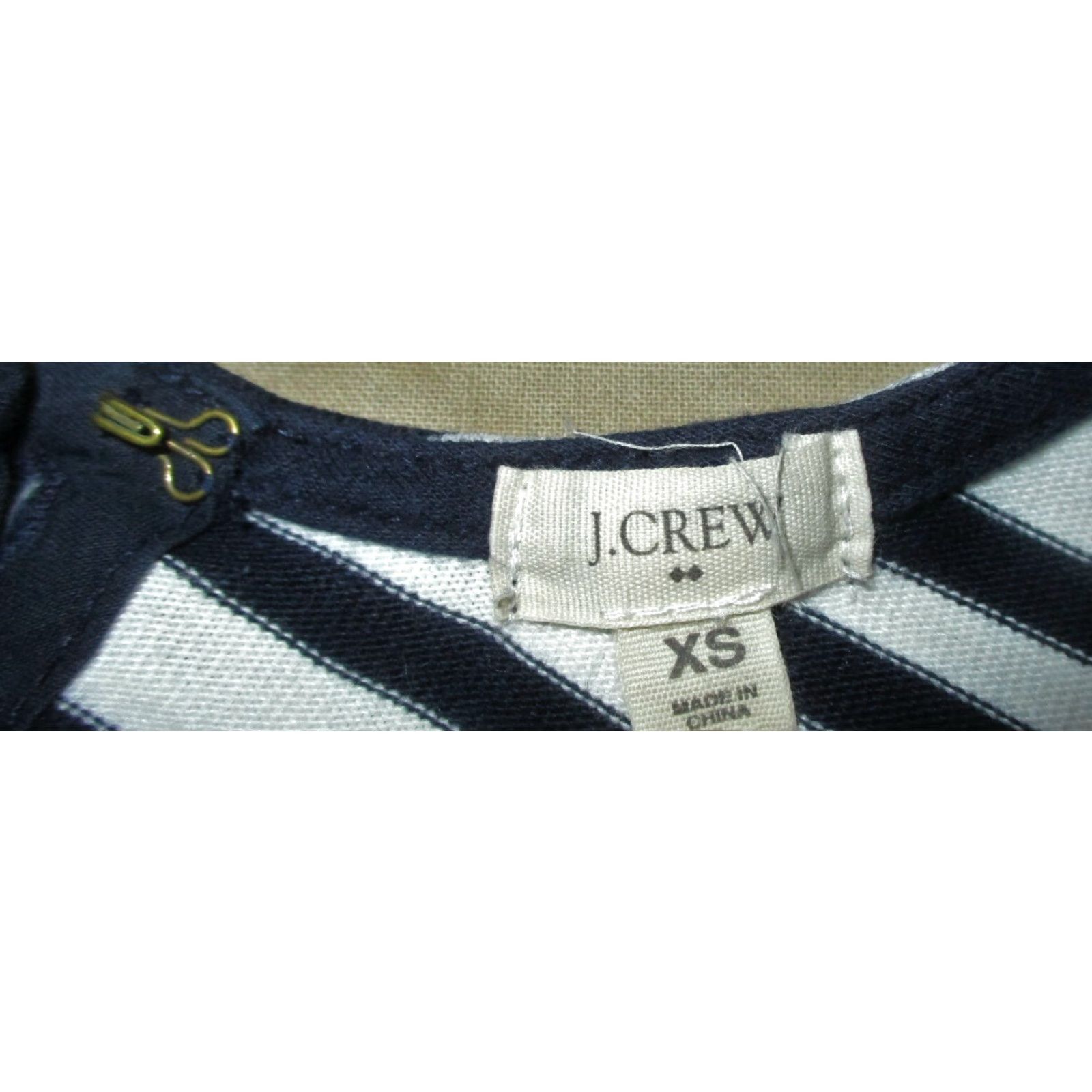 J.Crew **Blue White J. CREW Sleeveless Knee Length Dress Size XS** User: **J. CREW Blue White Sleeveless Knee Length Dress Size XS** Size XS / US 0-2 / IT 36-38 - 6 Thumbnail