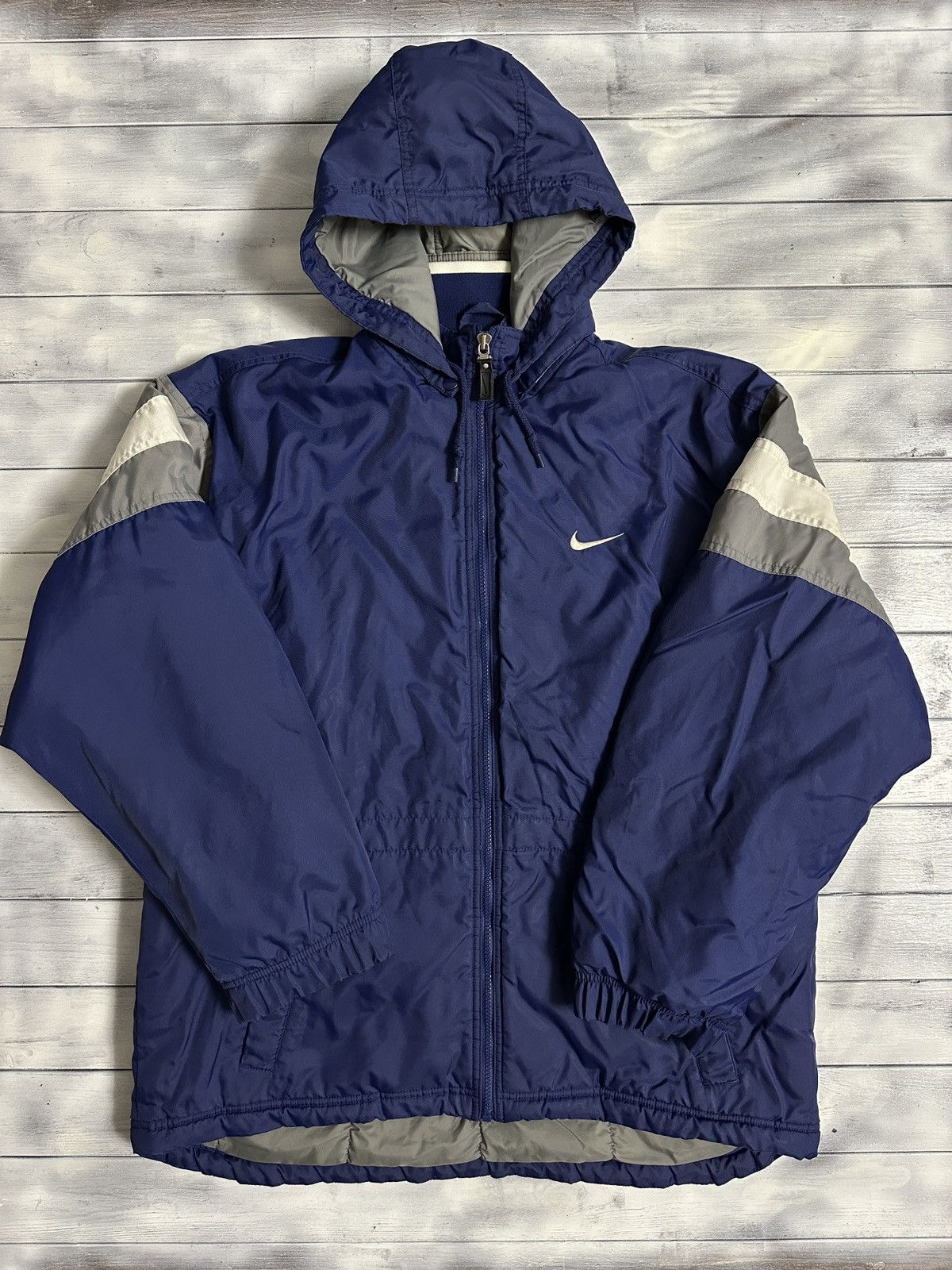 Nike Rare Vintage Jacket Nike 90’s Big Logo Swoosh Size US M / EU 48-50 / 2 - 2 Thumbnail