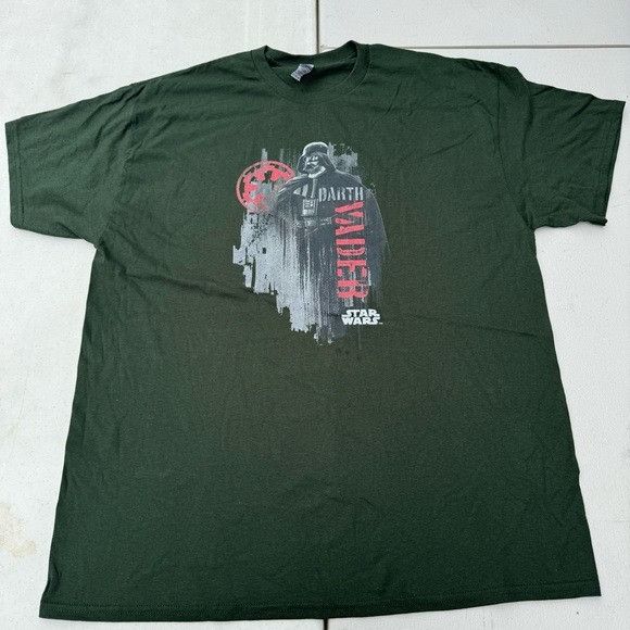 Star Wars NEW STAR WARS DARTH VADER IMPERIAL EMBLEM GREEN T-SHIRT XL Size US XL / EU 56 / 4 - 1 Thumbnail