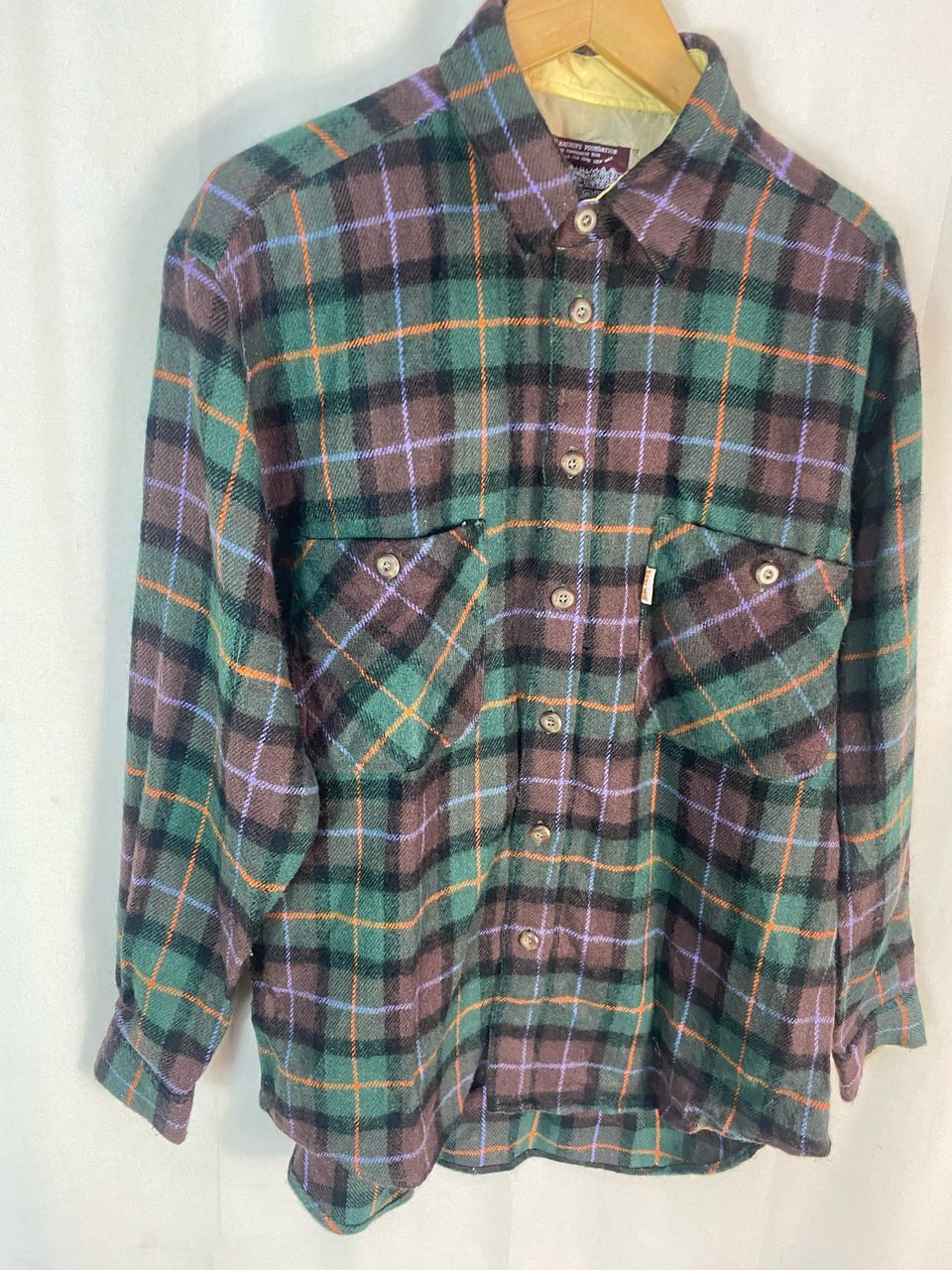 Flannel × Other Vintage machope wool button up flannel shirt Size US L / EU 52-54 / 3 - 2 Thumbnail