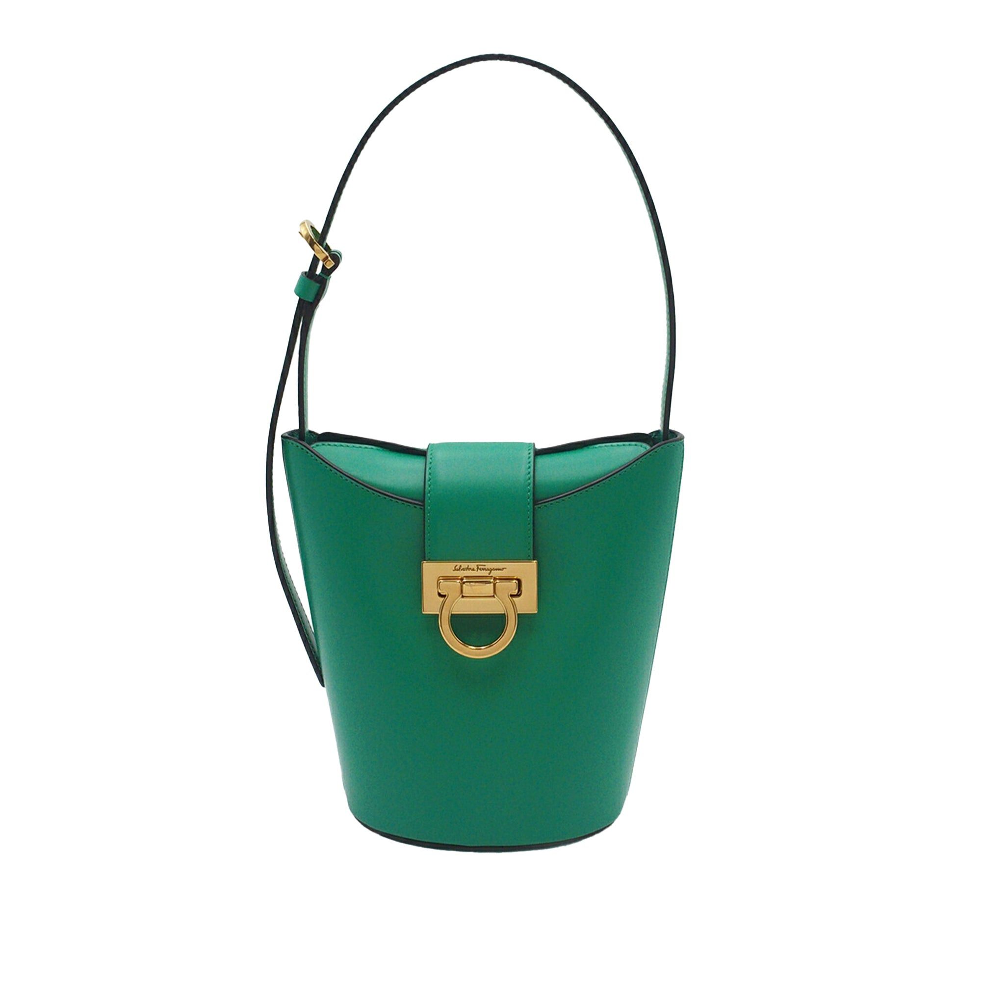 Salvatore Ferragamo Small Leather Trifolio Shoulder Bag Size ONE SIZE - 1 Thumbnail