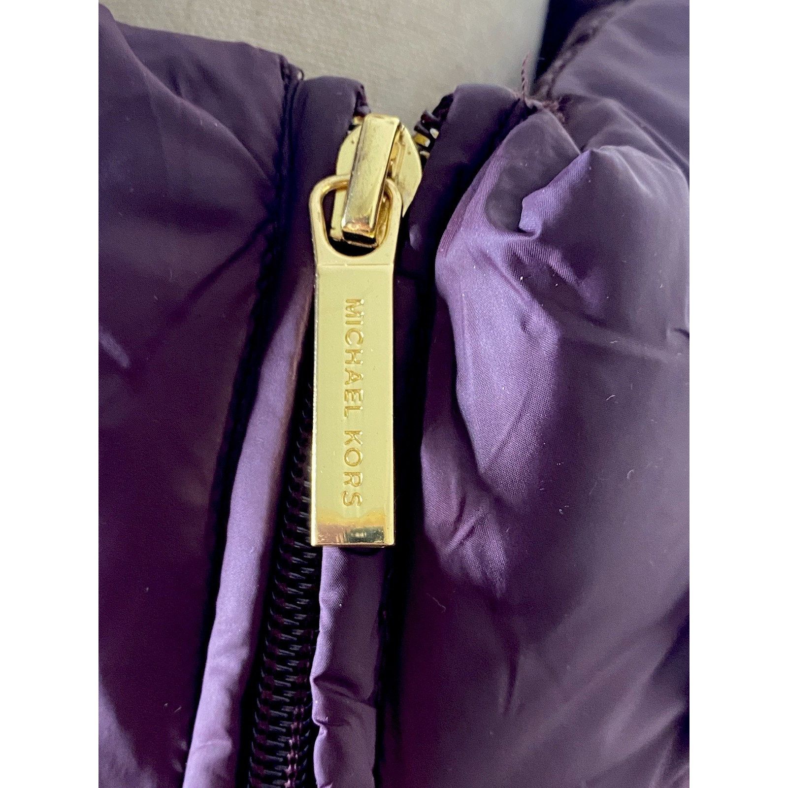 Michael Kors MICHAEL MICHAEL KORS Quilted Down Hooded Puffer Coat Sz: M Size M / US 6-8 / IT 42-44 - 6 Thumbnail