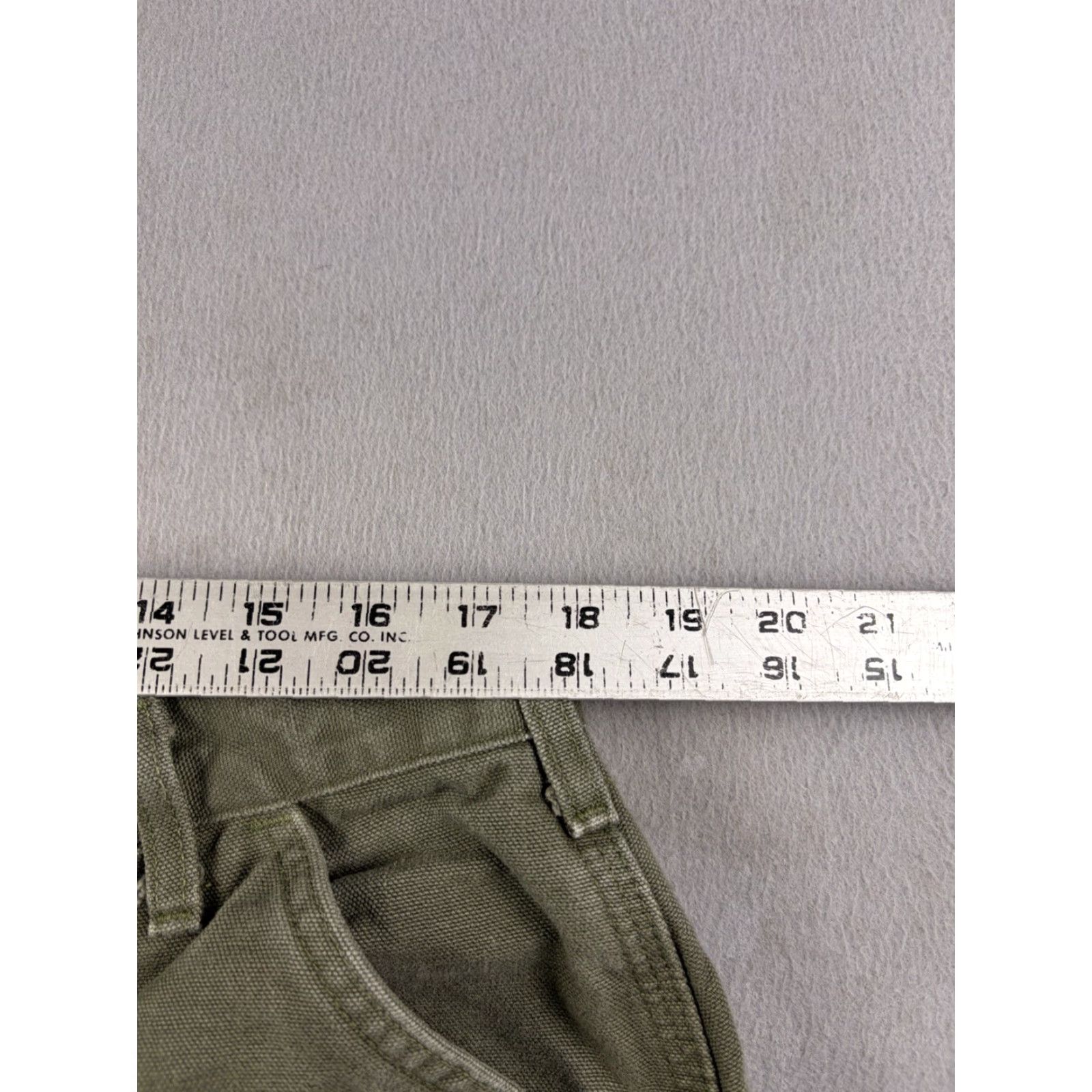 Carhartt Carhartt Pants Carpenter Men's 38x30 Green Straight 5-Pocket Workwear B111 MOS Lined Size US 38 / EU 54 - 5 Thumbnail