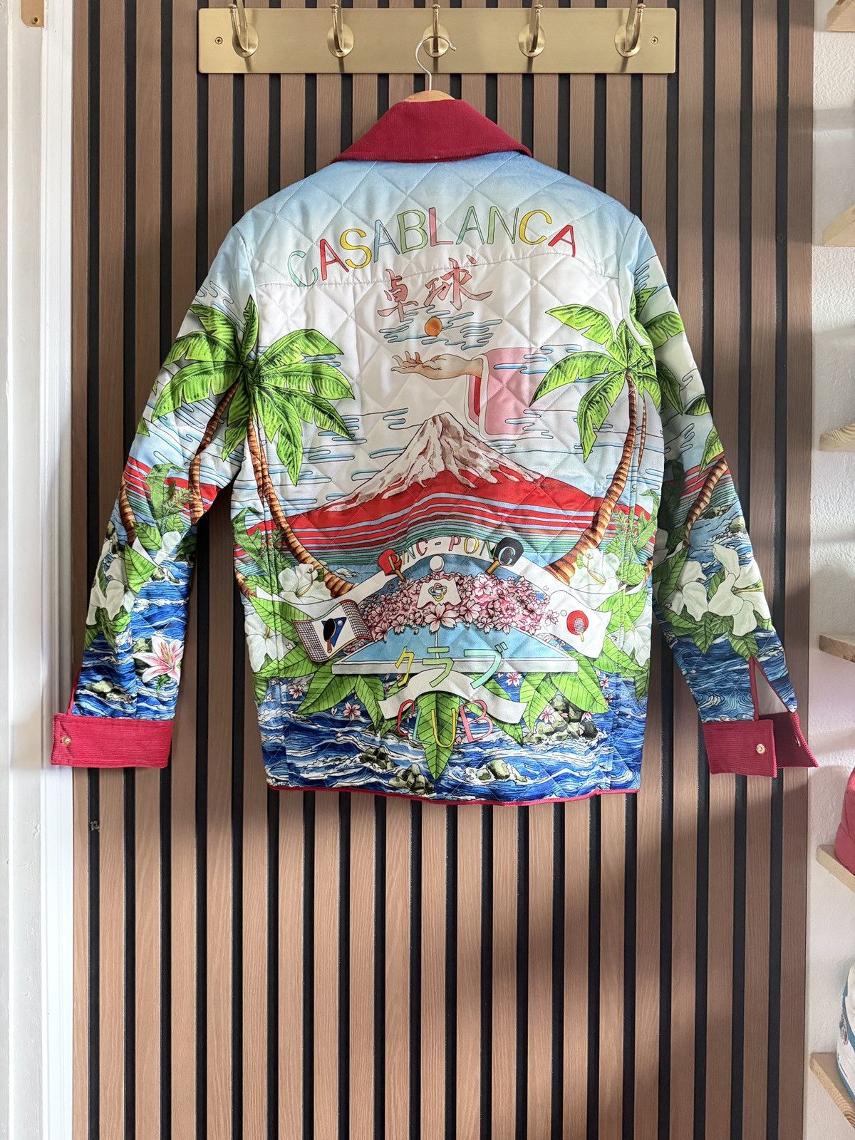 Casablanca Casablanca Table Tennis Club Sunrise Quilted Jacket Size US M / EU 48-50 / 2 - 2 Thumbnail