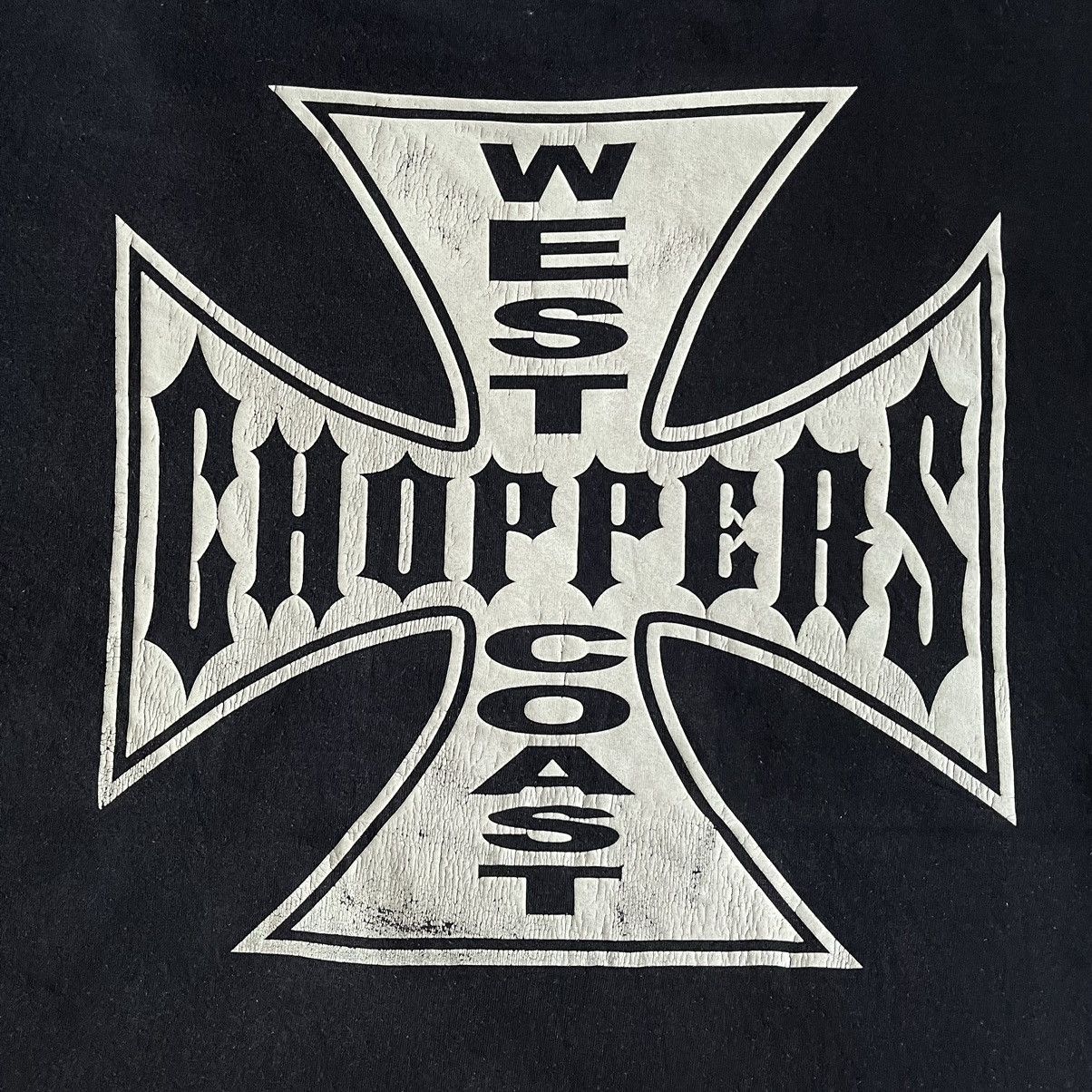 Harley Davidson 90s west coast choppers iron cross tee Size US XL / EU 56 / 4 - 3 Thumbnail