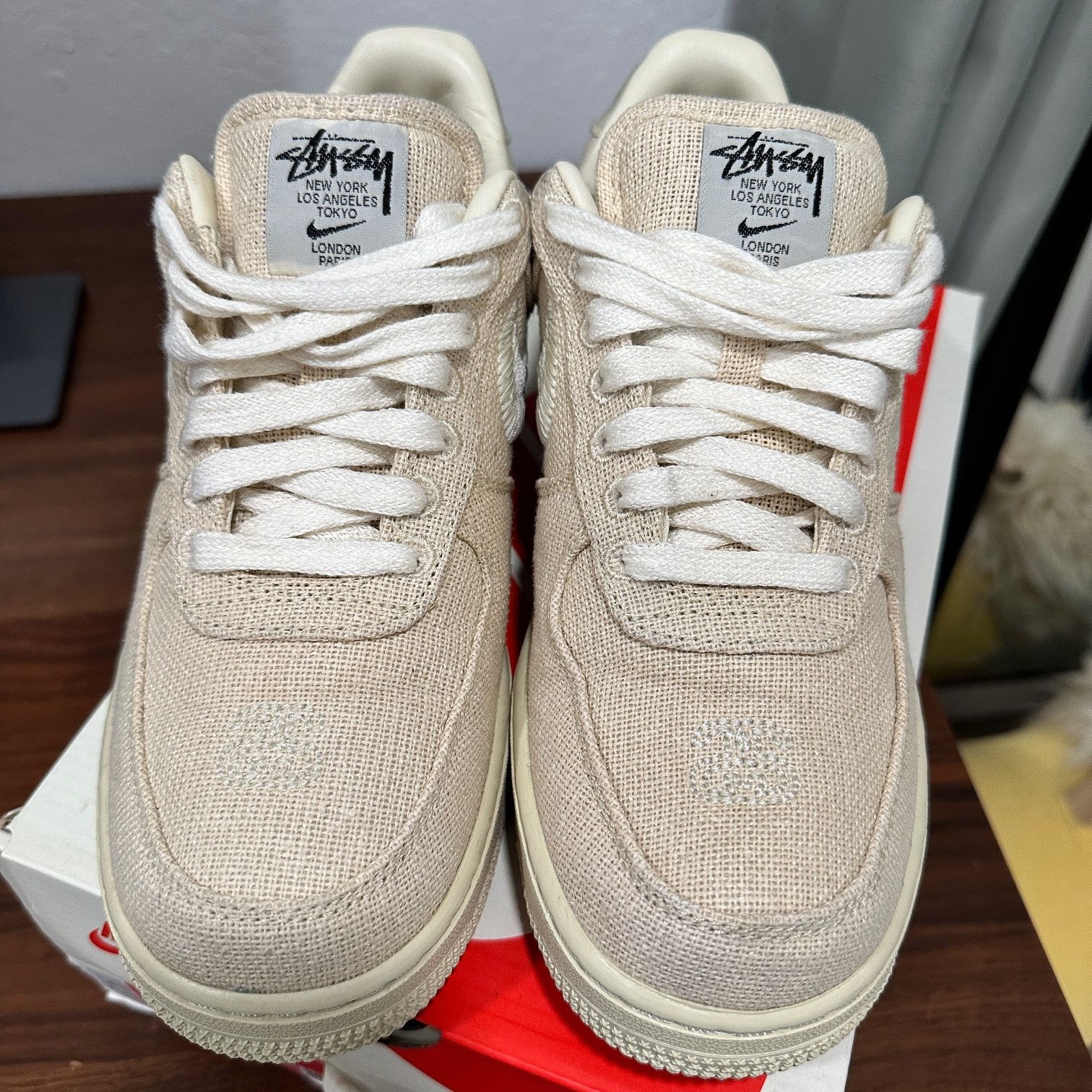 Nike x Stussy Air Force 1 Low Fossil US 7.5