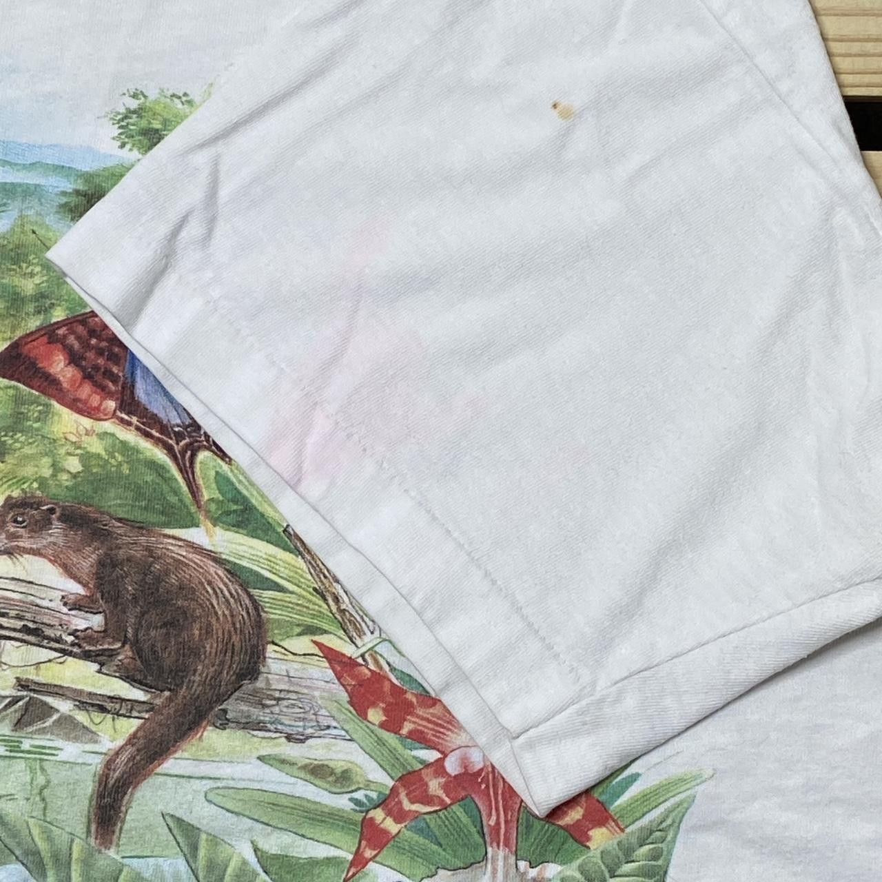 Other Vintage Rainforest White Nature Conservation Tee Size Large Size US L / EU 52-54 / 3 - 4 Thumbnail