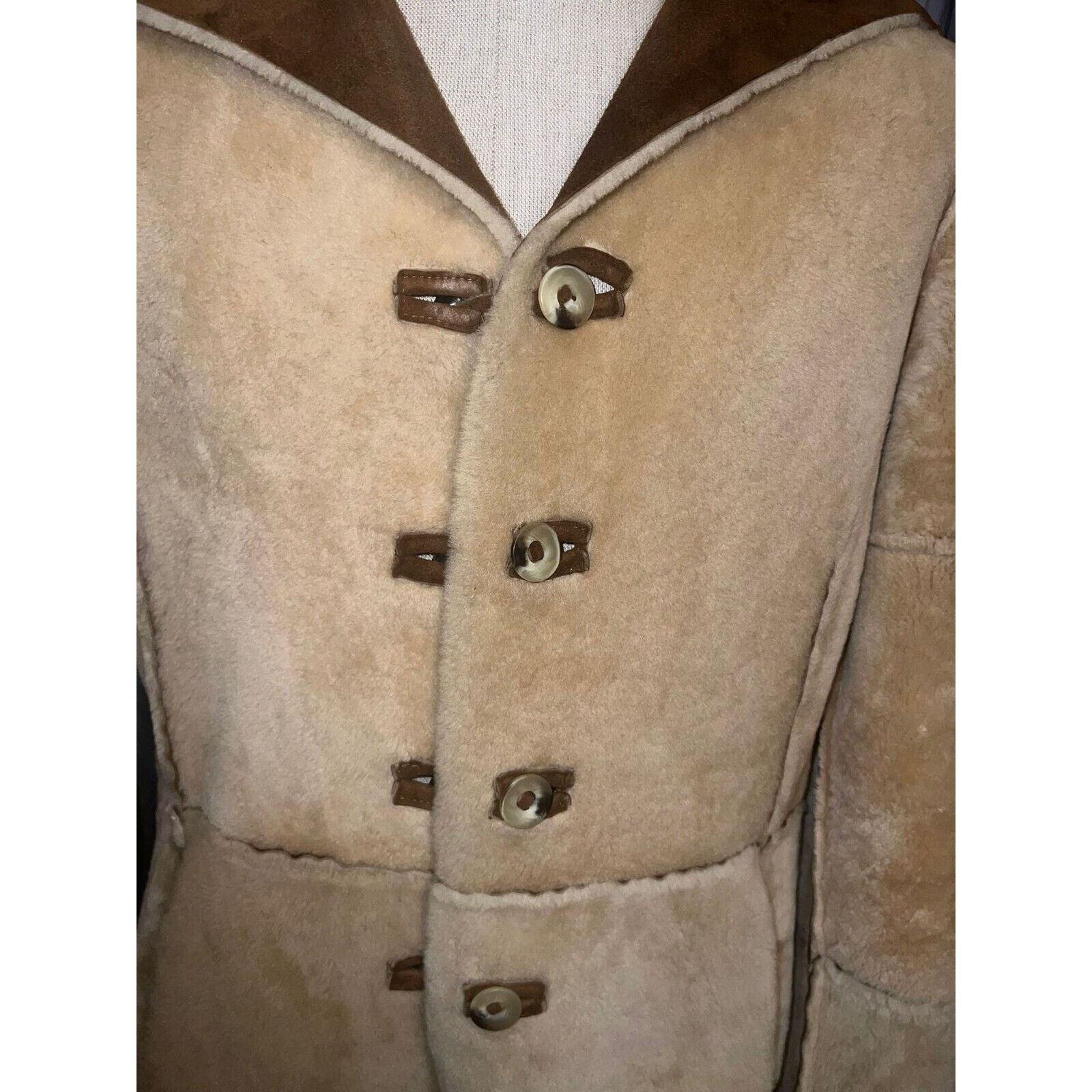 Other Reversible Genuine Shearling & Leather Coat Size S $1795 Size US S / EU 44-46 / 1 - 3 Thumbnail