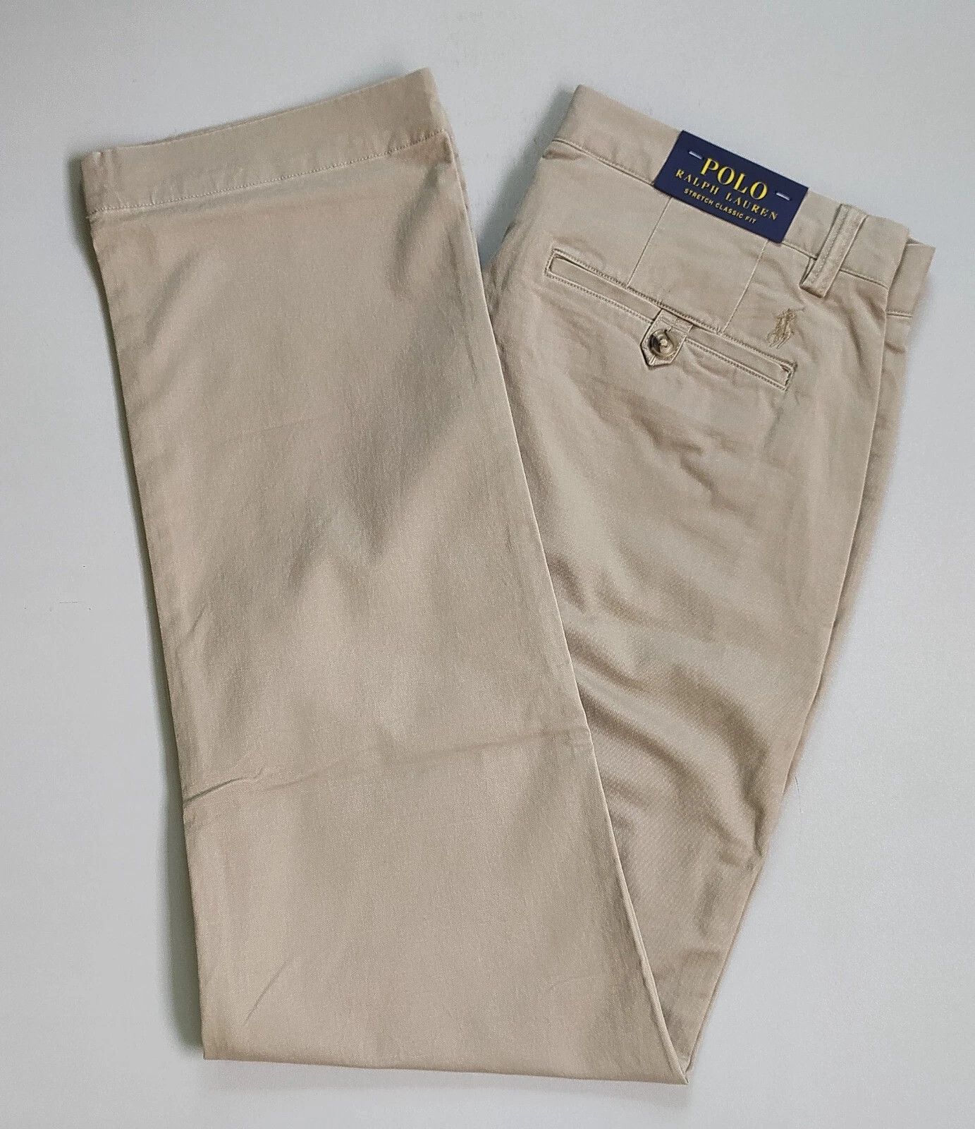 Polo Ralph Lauren Polo Ralph Lauren Stretch Straight Fit Chino Pant T 0162 Size US 31 - 11 Thumbnail