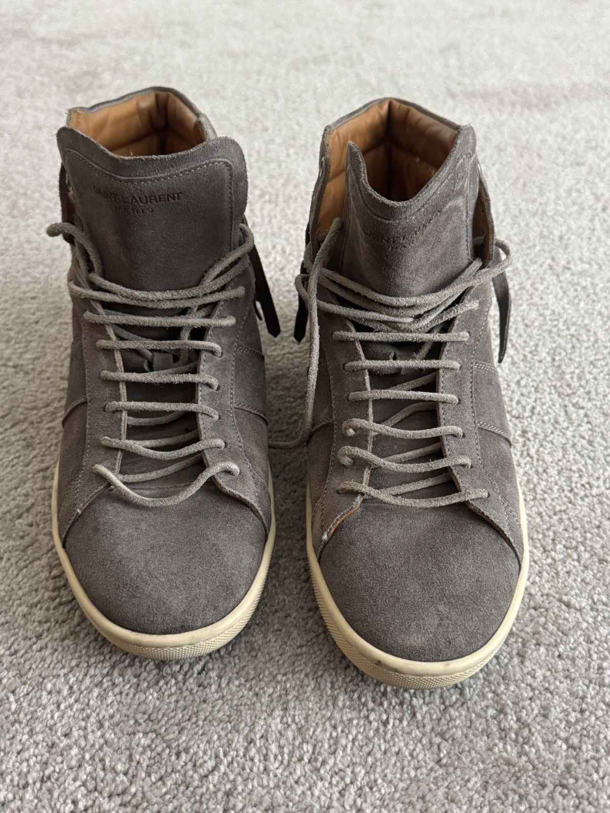 Saint Laurent Paris Saint Laurent Fringed High Top Size US 9 / EU 42 - 2 Thumbnail