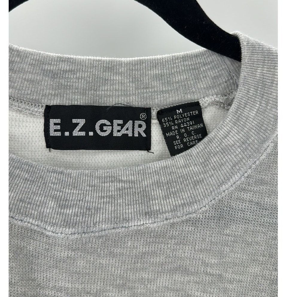 Vintage Vintage E.Z. Gear gray hi lo single stitch oversized shirt Size M / US 6-8 / IT 42-44 - 3 Thumbnail