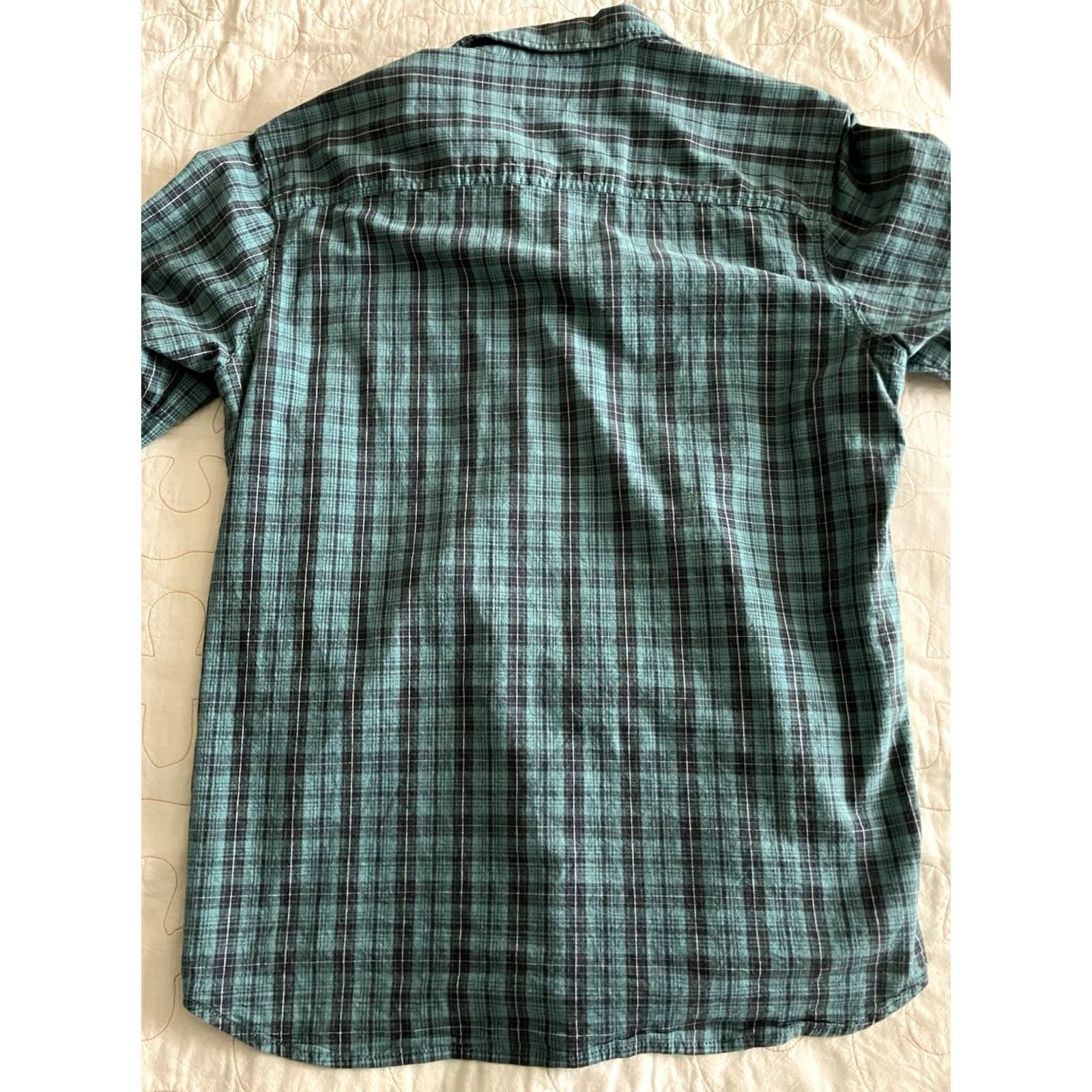 Lee VINTAGE Lee Shirt Mens L Green Plaid Pockets Short Sleeve Button-Up Size US L / EU 52-54 / 3 - 4 Thumbnail