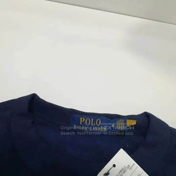 Polo Ralph Lauren Polo Ralph Lauren Navy Flag Logo Crewneck Sweatshirt. Size US M / EU 48-50 / 2 - 6 Thumbnail