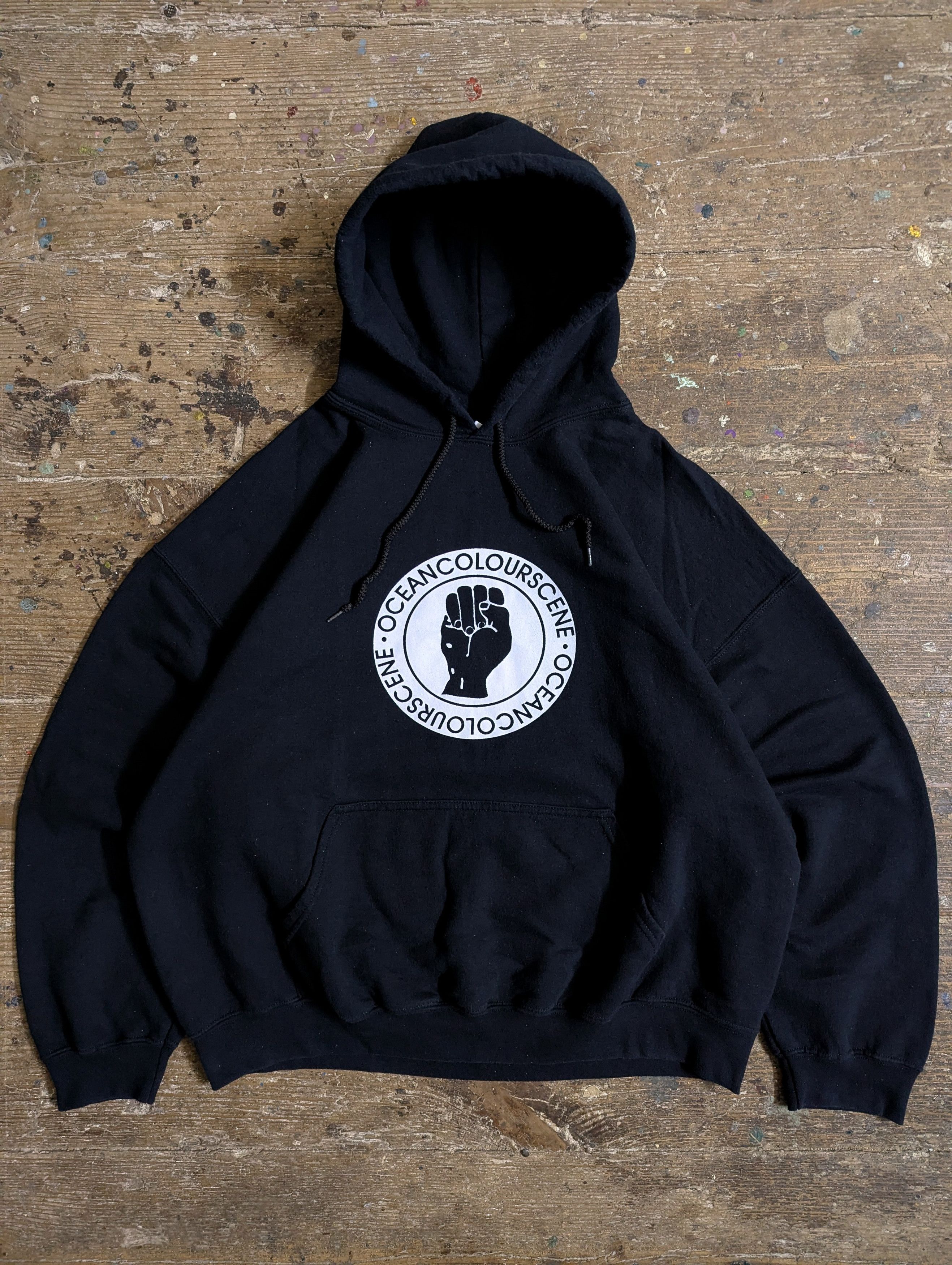 Band Tees Rare! 00s Ocean Colour Scene Fist Logo Hoodie Size US XL / EU 56 / 4 - 1 Thumbnail