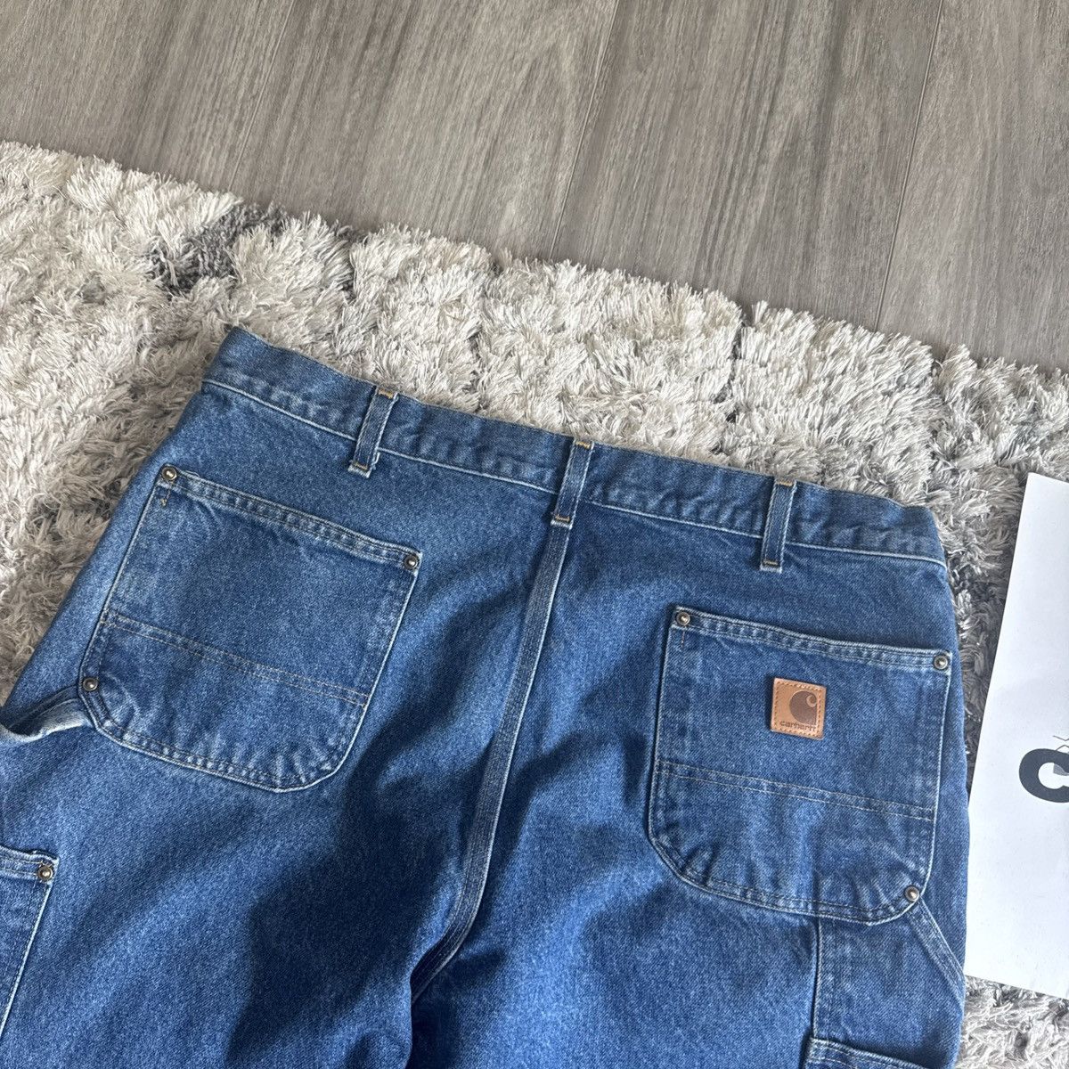 Carhartt Vintage 90’s Carhartt Jeans 38x30 Denim Double Knee B73-DST Size US 38 / EU 54 - 9 Thumbnail
